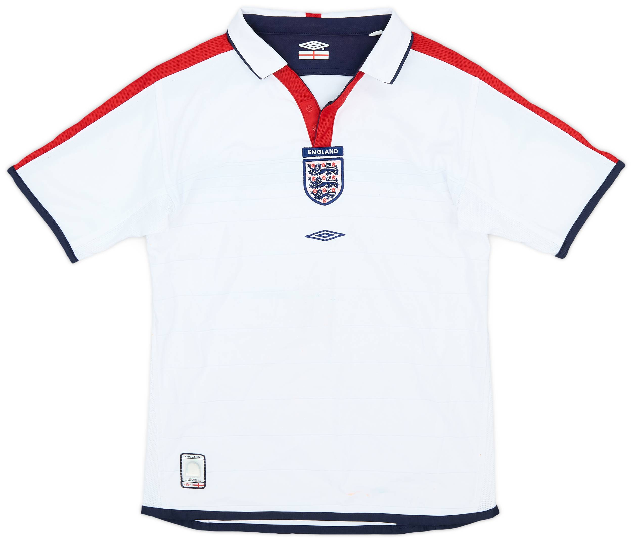 口コミ・レビューで人気商品を探そう 2003-05 England Home Shirt - 4/10 - (L.Boys) トップス