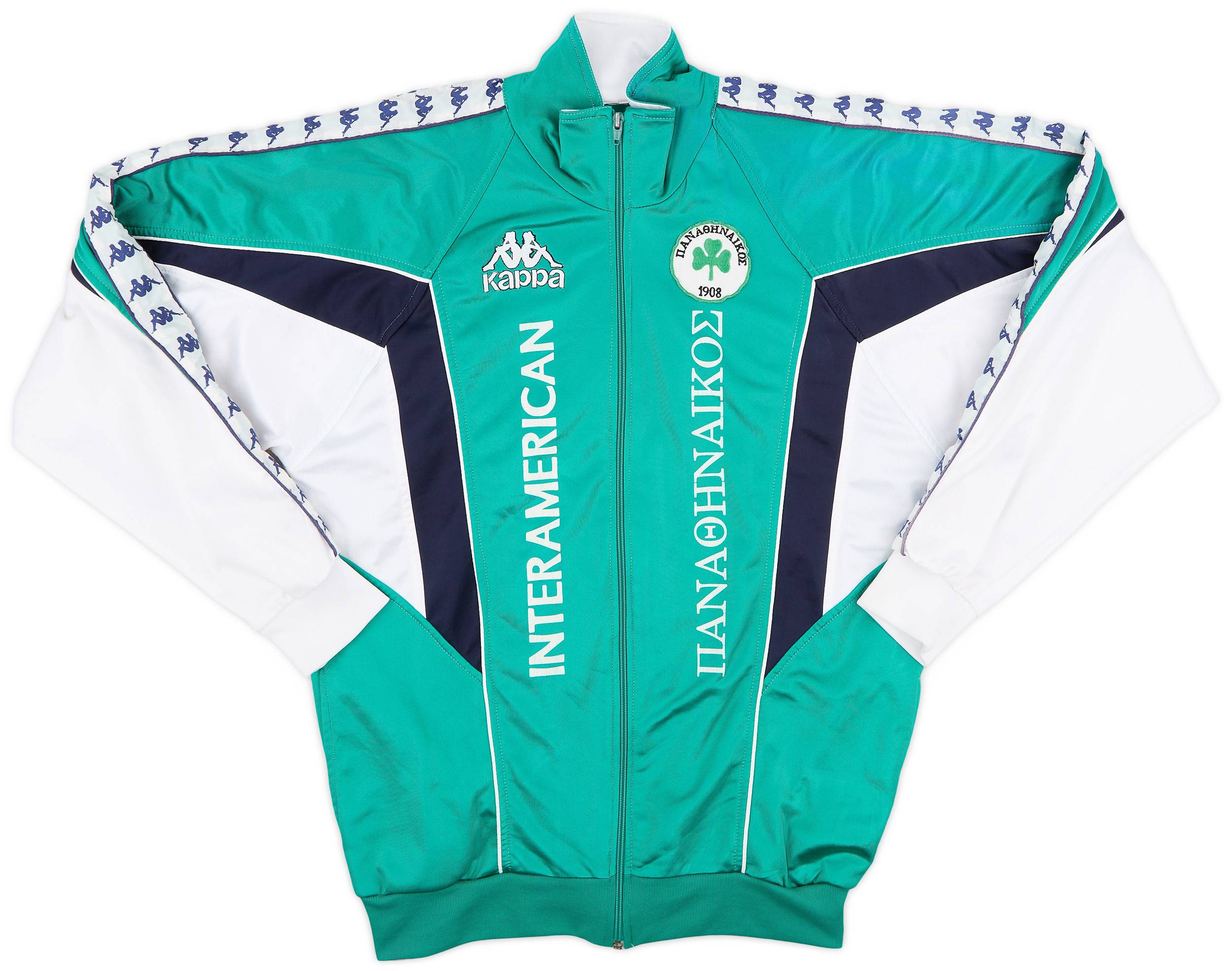 1993 94 Panathinaikos Kappa Track Jacket 6 10 XL