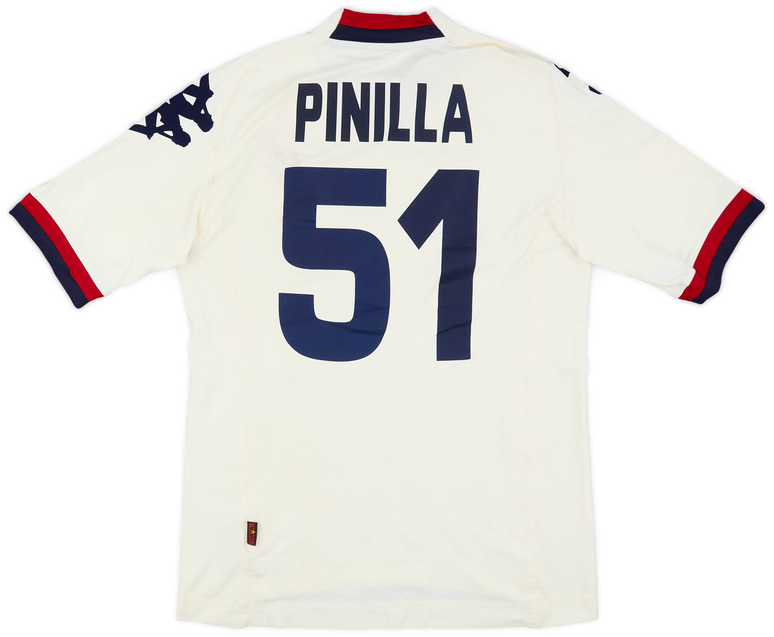 2012-13 Cagliari Match Issue Away Shirt Pinilla #51