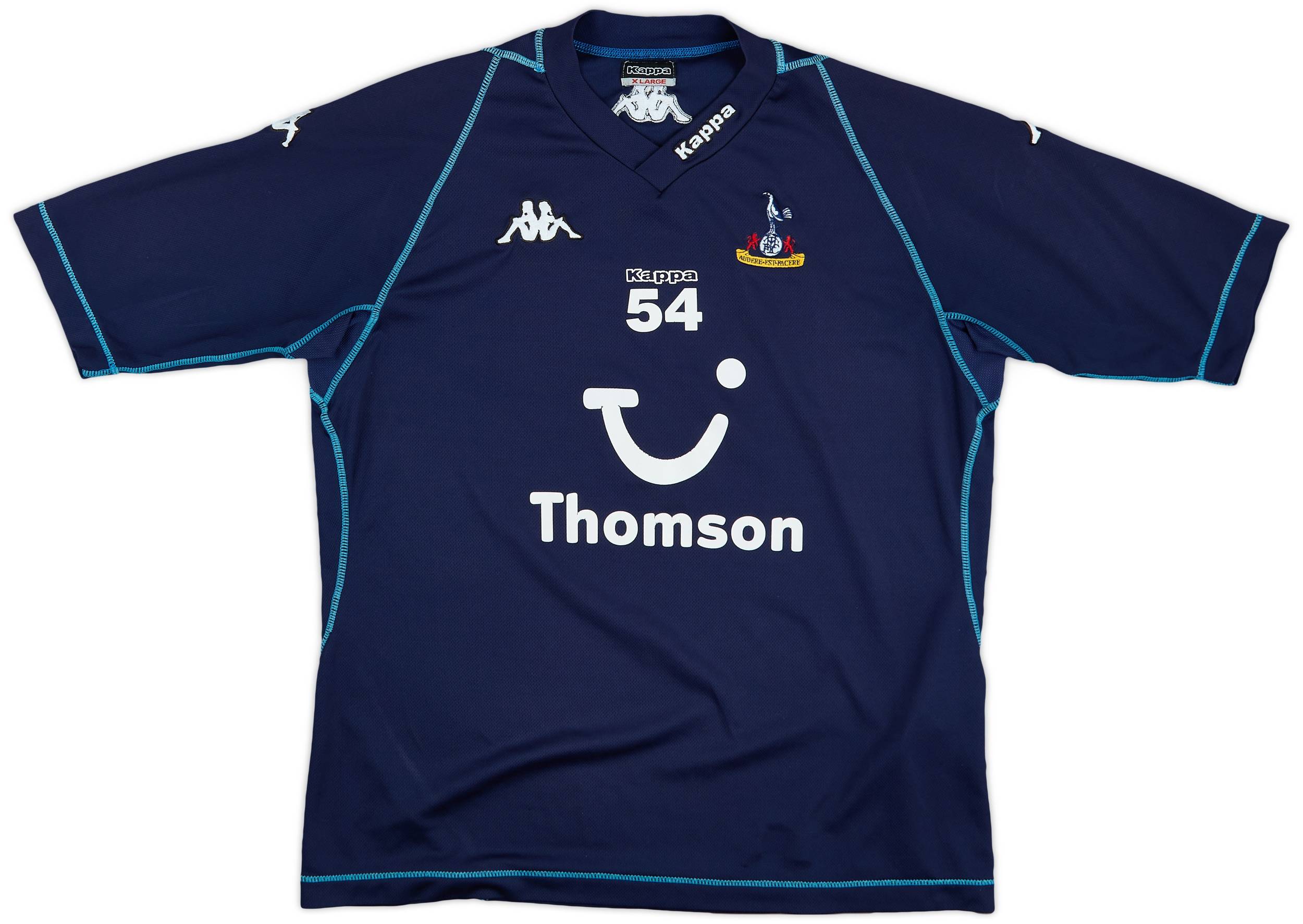 2004-05 Tottenham Player Issue Kappa Training Shirt #54 - 6/10 - (XL)