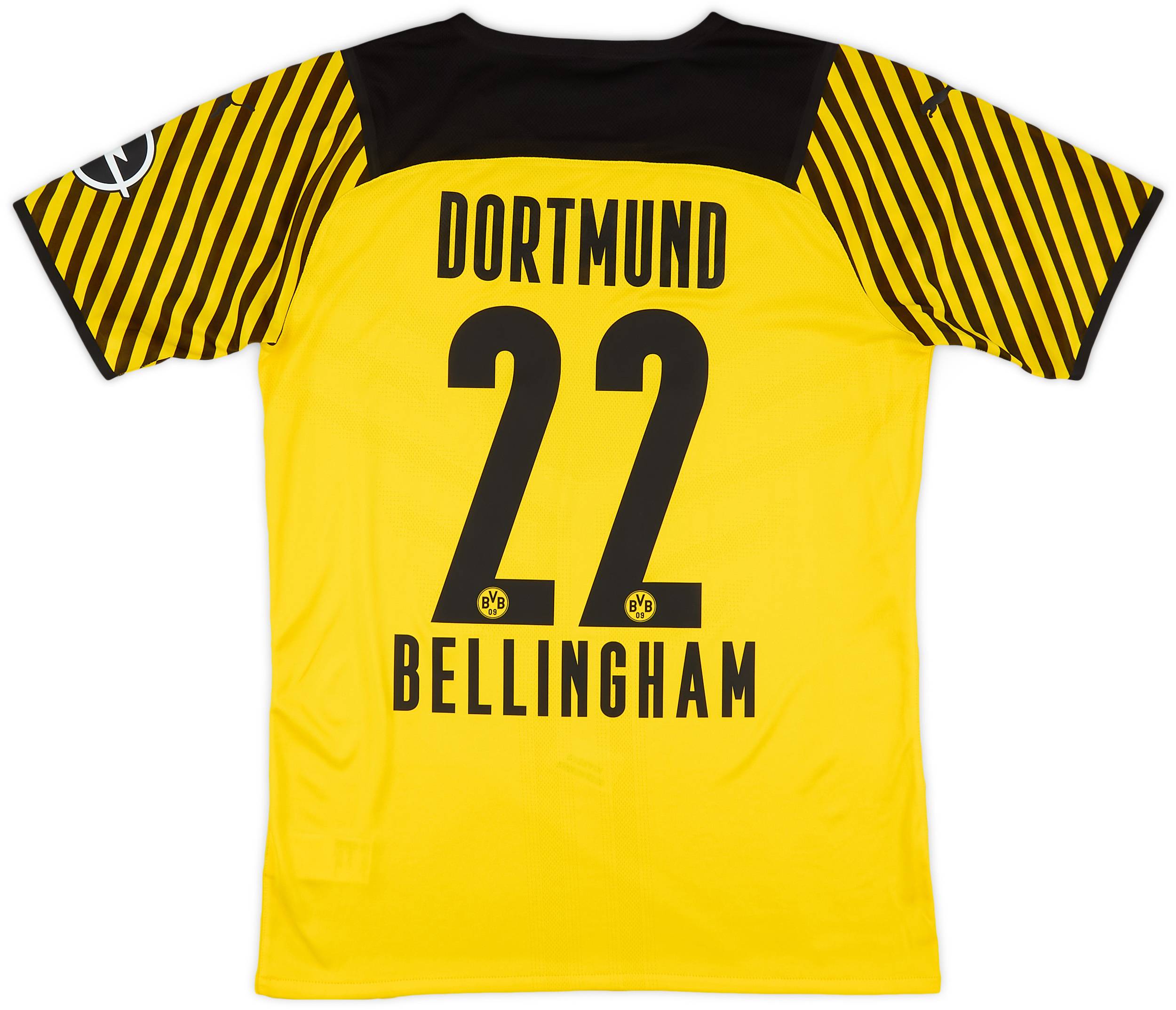 2021-22 Borussia Dortmund Player Issue Home Shirt Bellingham #22 (XXL)