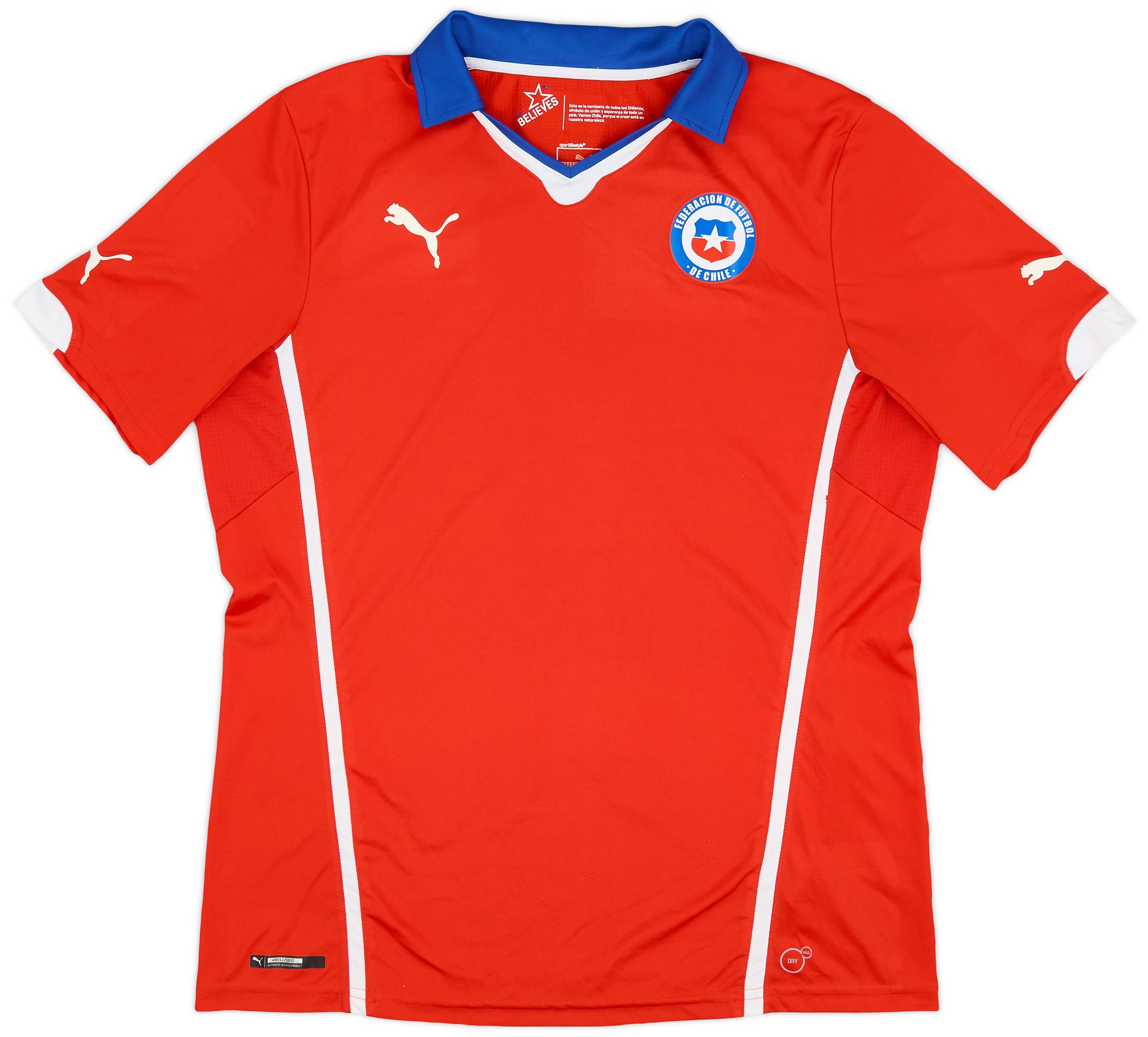 2014-15 Chile Home Shirt - 9/10 - (XL)