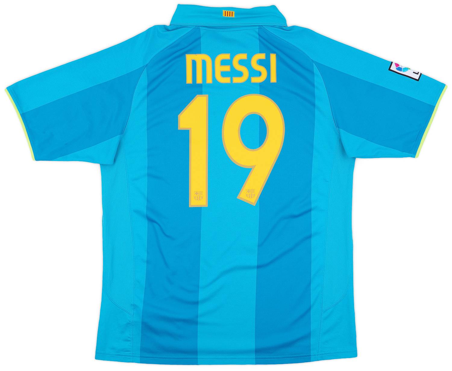 2007-09 Barcelona Away Shirt Messi #19 - 9/10 - (L)