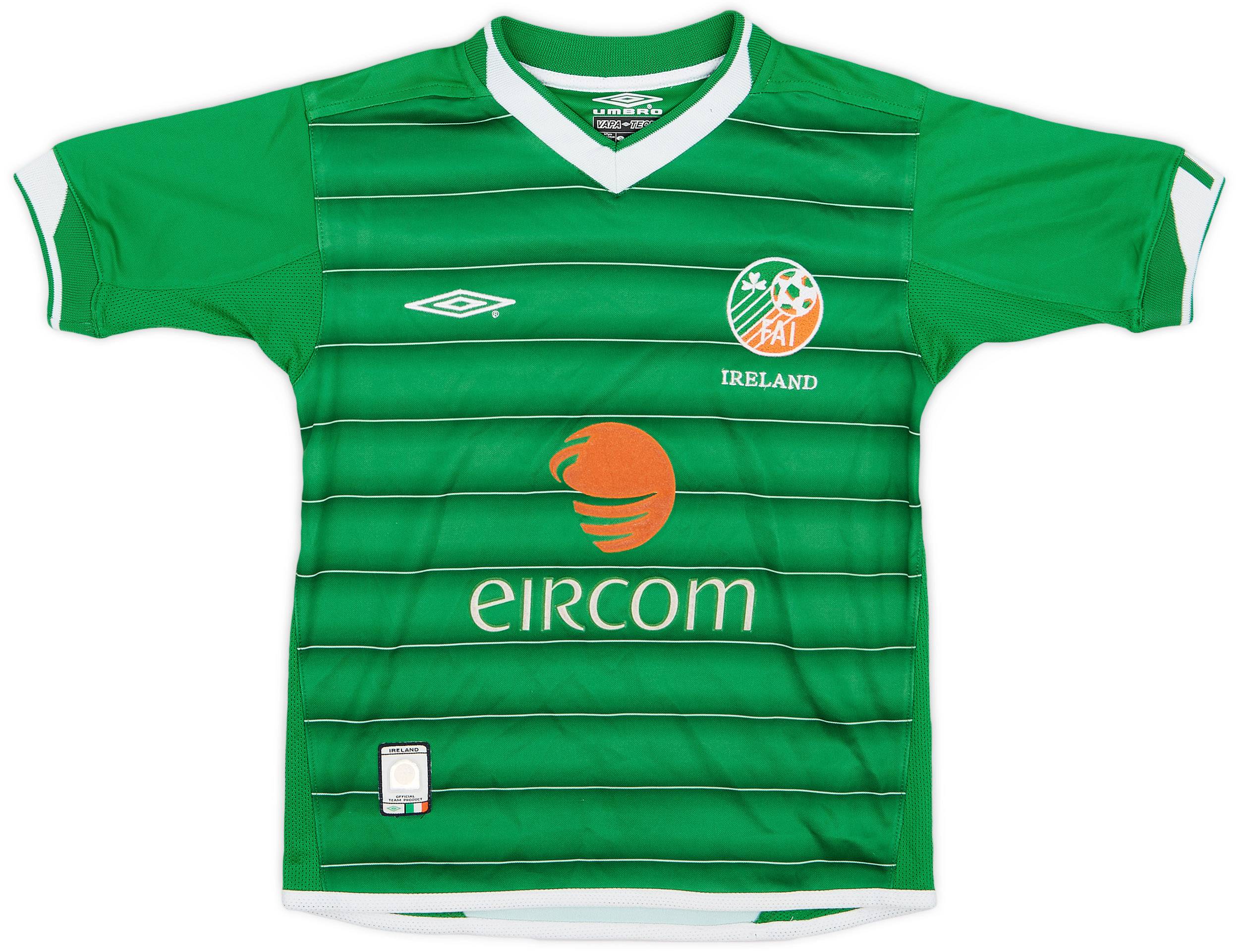 2003-04 Ireland Home Shirt - 7/10 - (S.Boys)