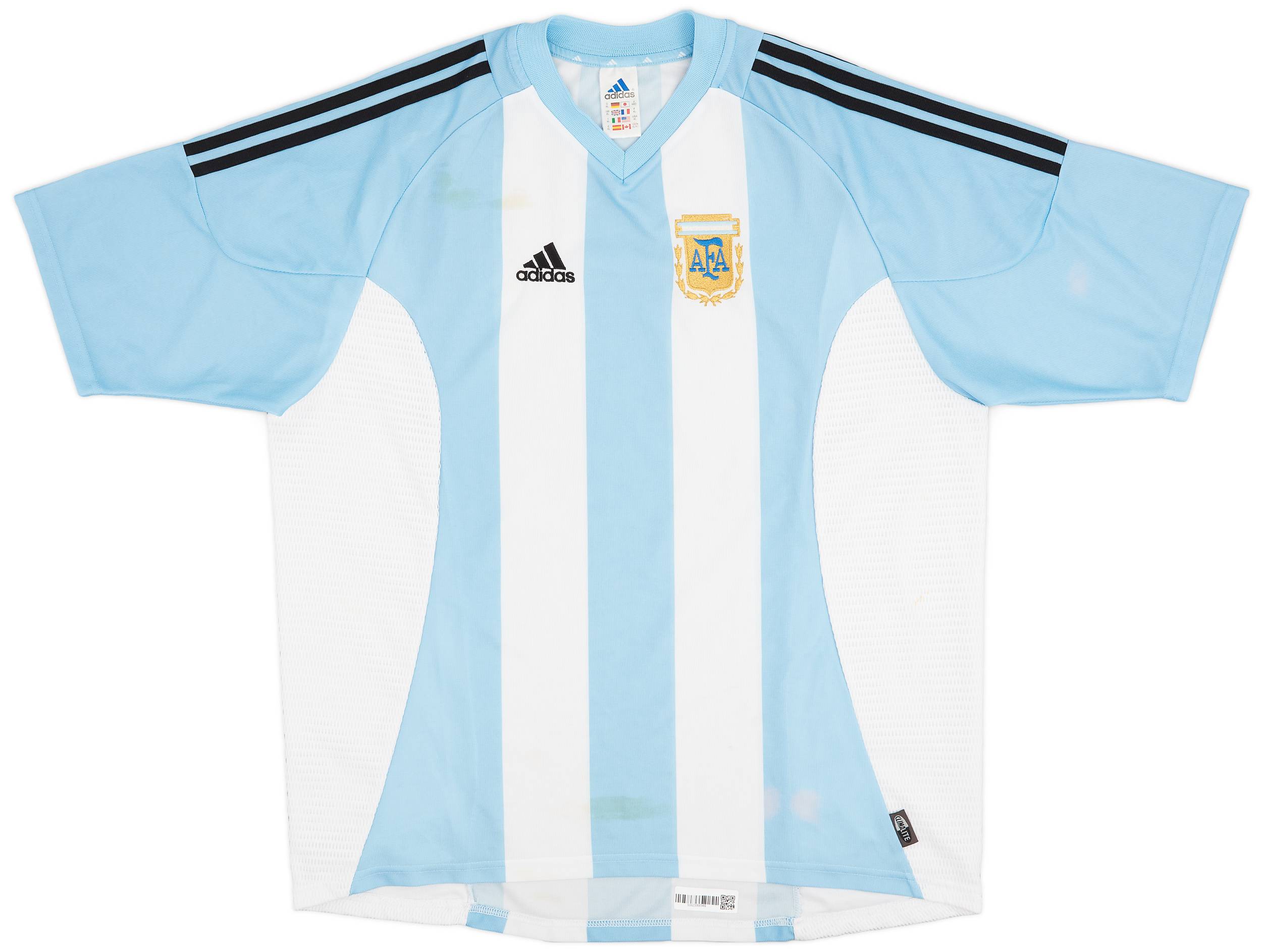 2002-04 Argentina Home Shirt - 4/10 - (XL)