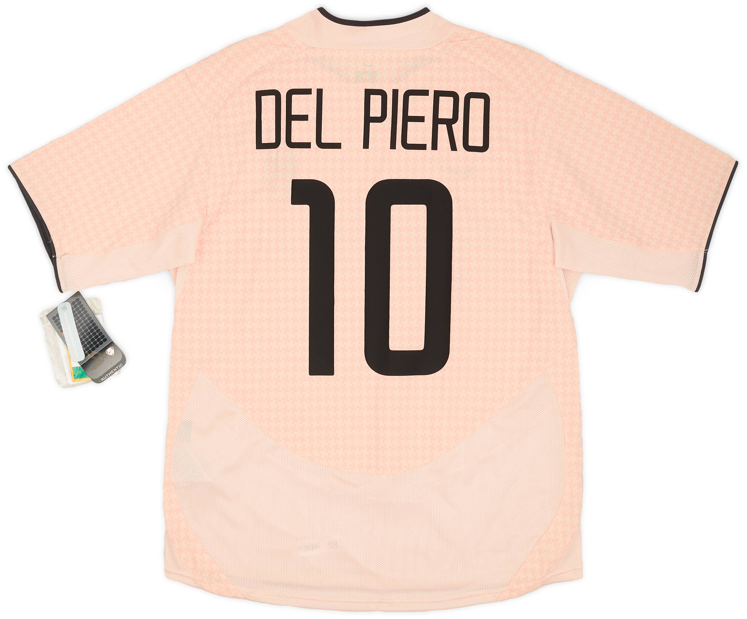 2003-04 Juventus Away Shirt Del Piero #10 (M)