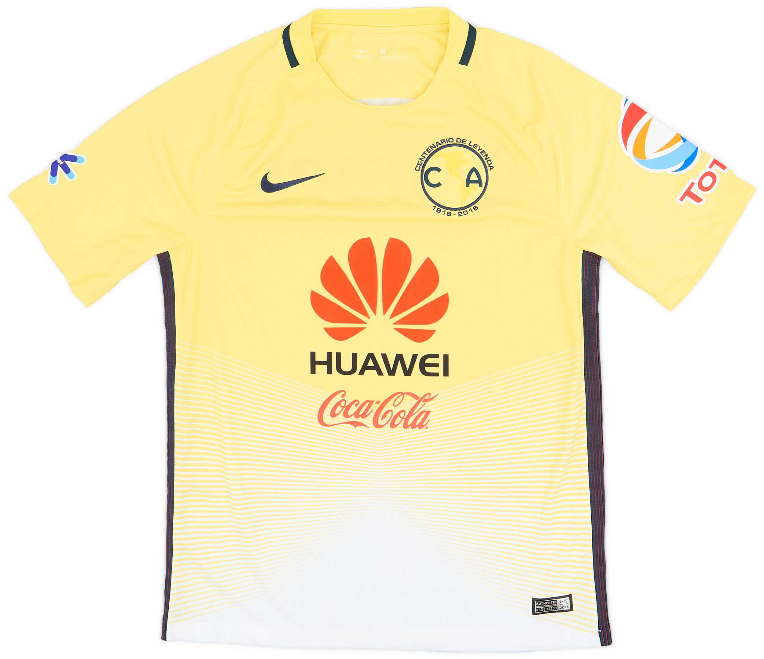 2016 17 Club America Centenary Home Shirt 8 10 M