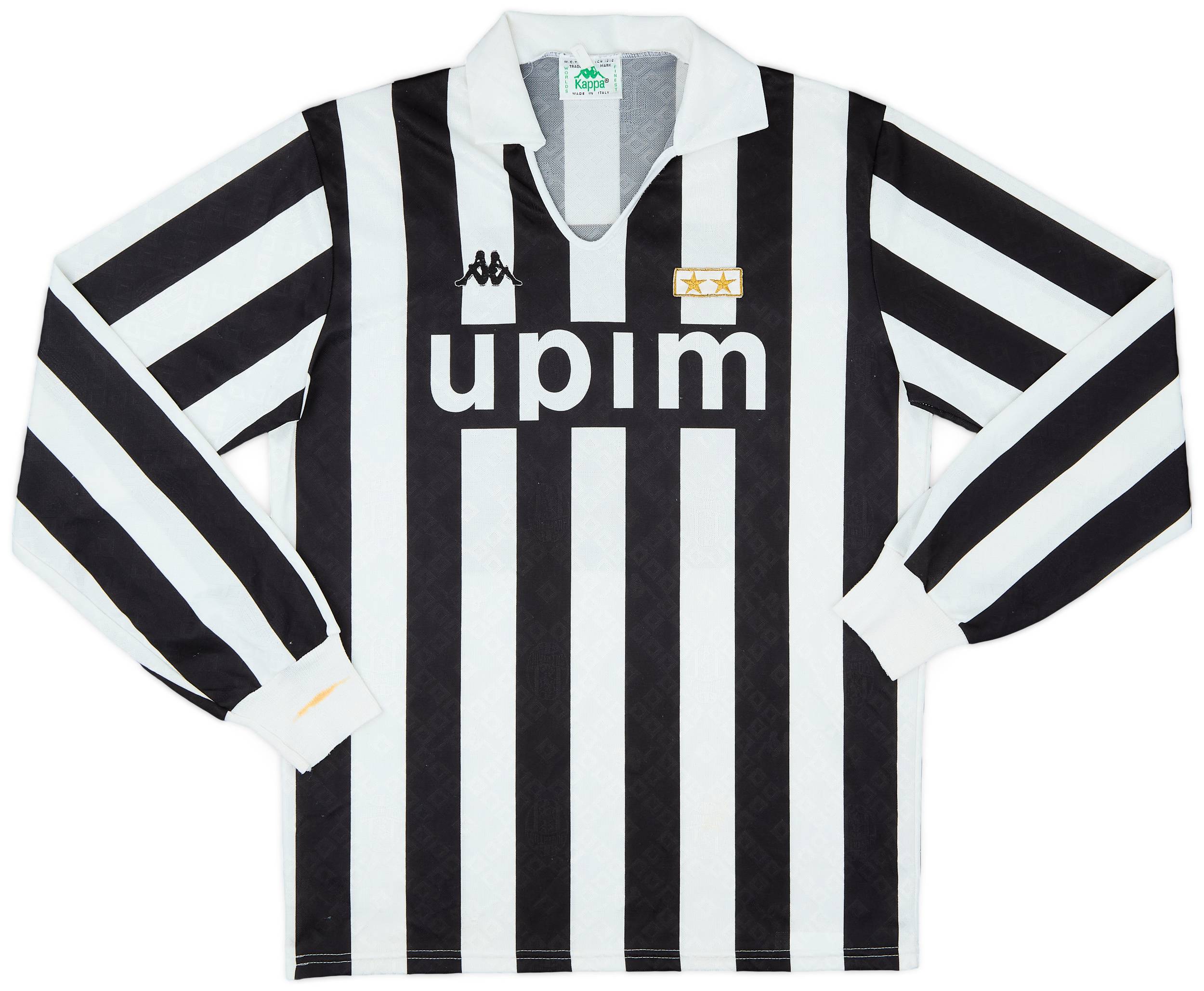 1989-90 Juventus Home L/S Shirt #11 - 6/10 - (L)