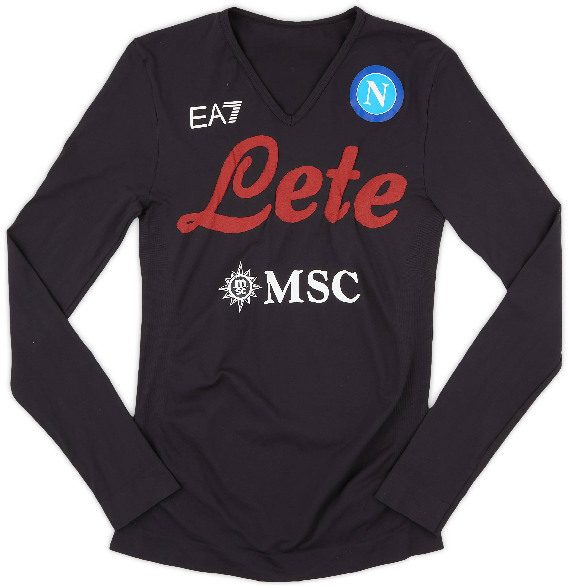 2021-22 Napoli EA7 Compression Shirt - 9/10 - (3XL)