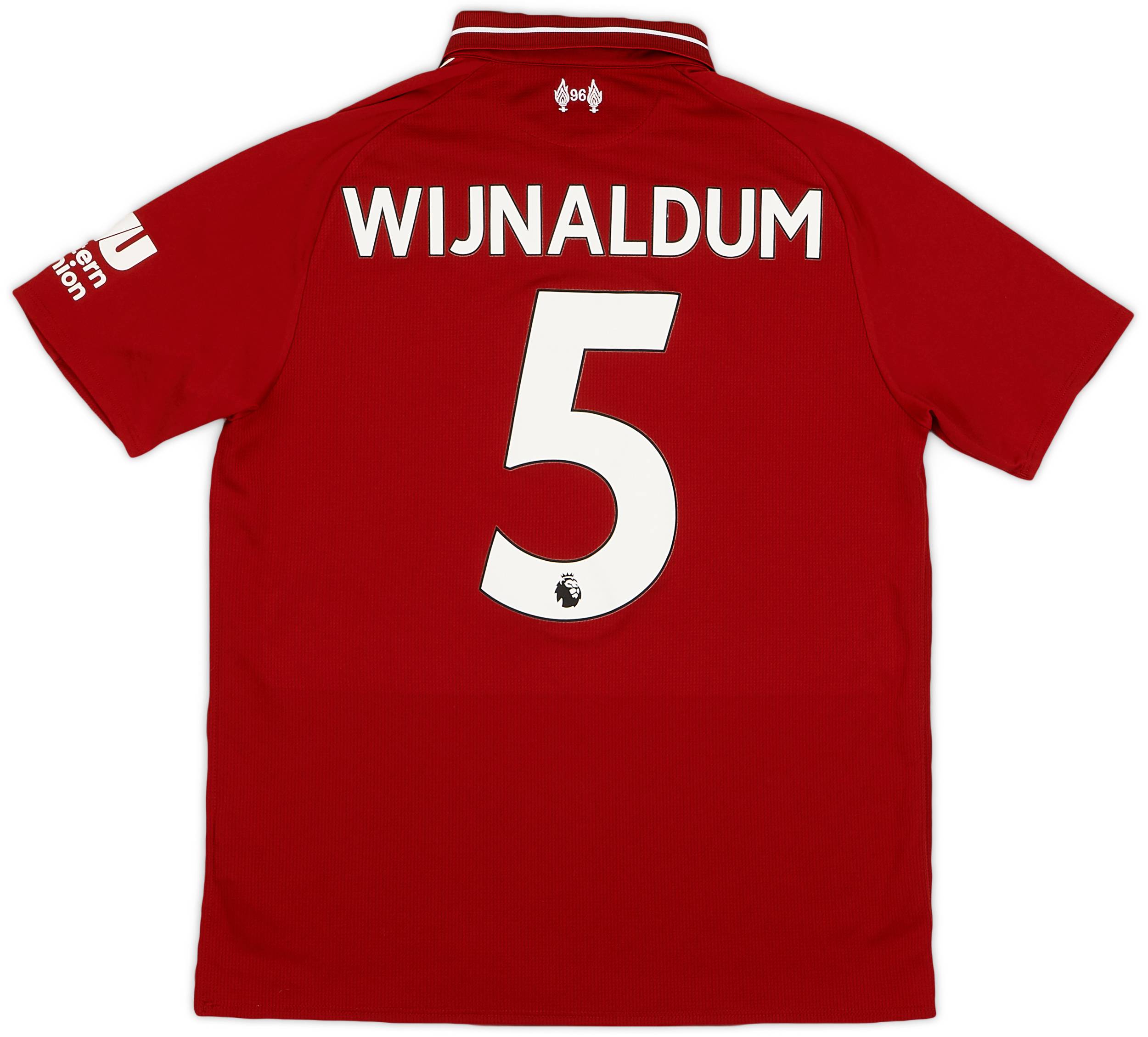 2018-19 Liverpool Home Shirt Wijnaldum #5 - 9/10 - (S)