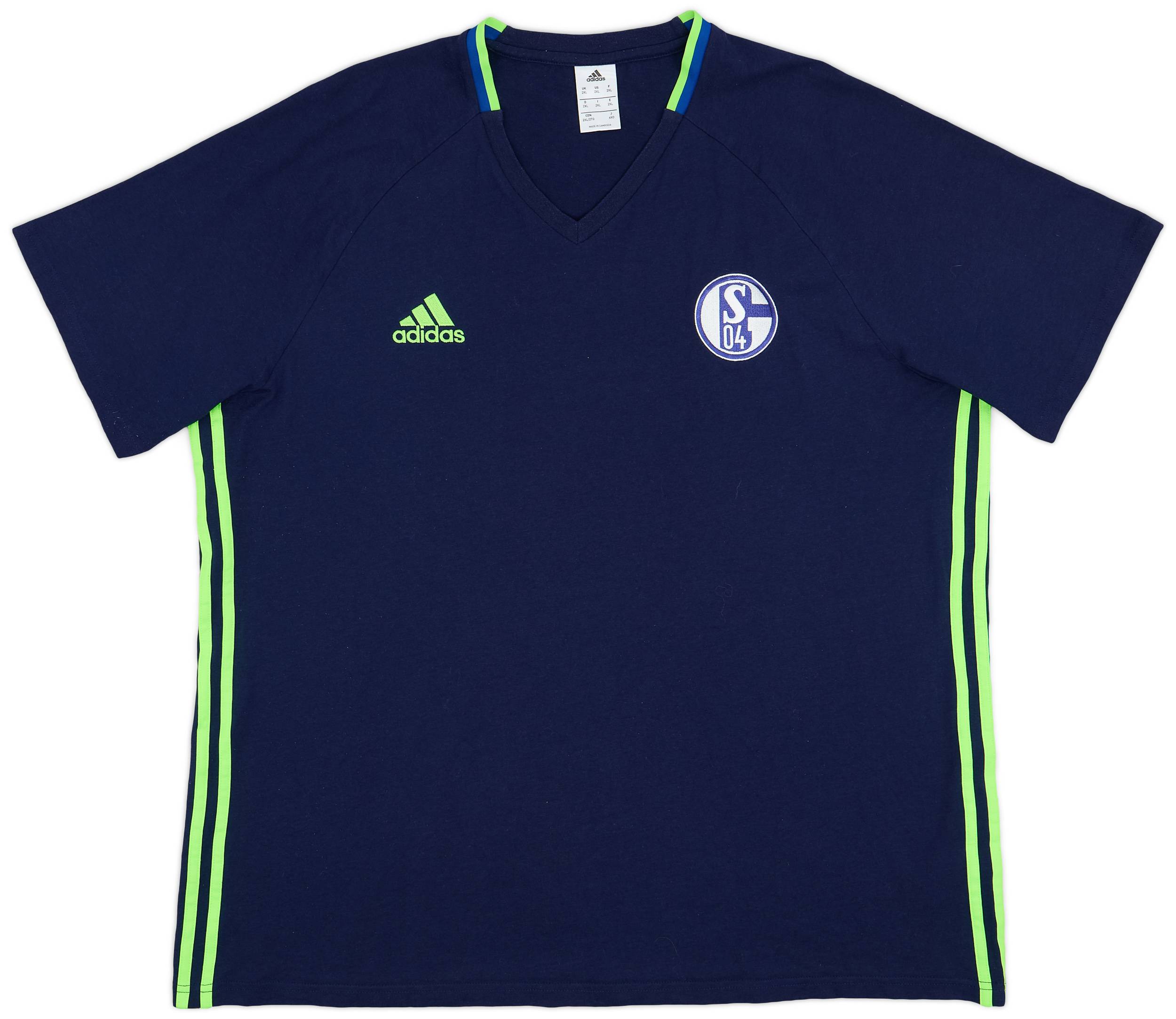 2016-17 Schalke adidas Training Tee - 9/10 - (XXL)