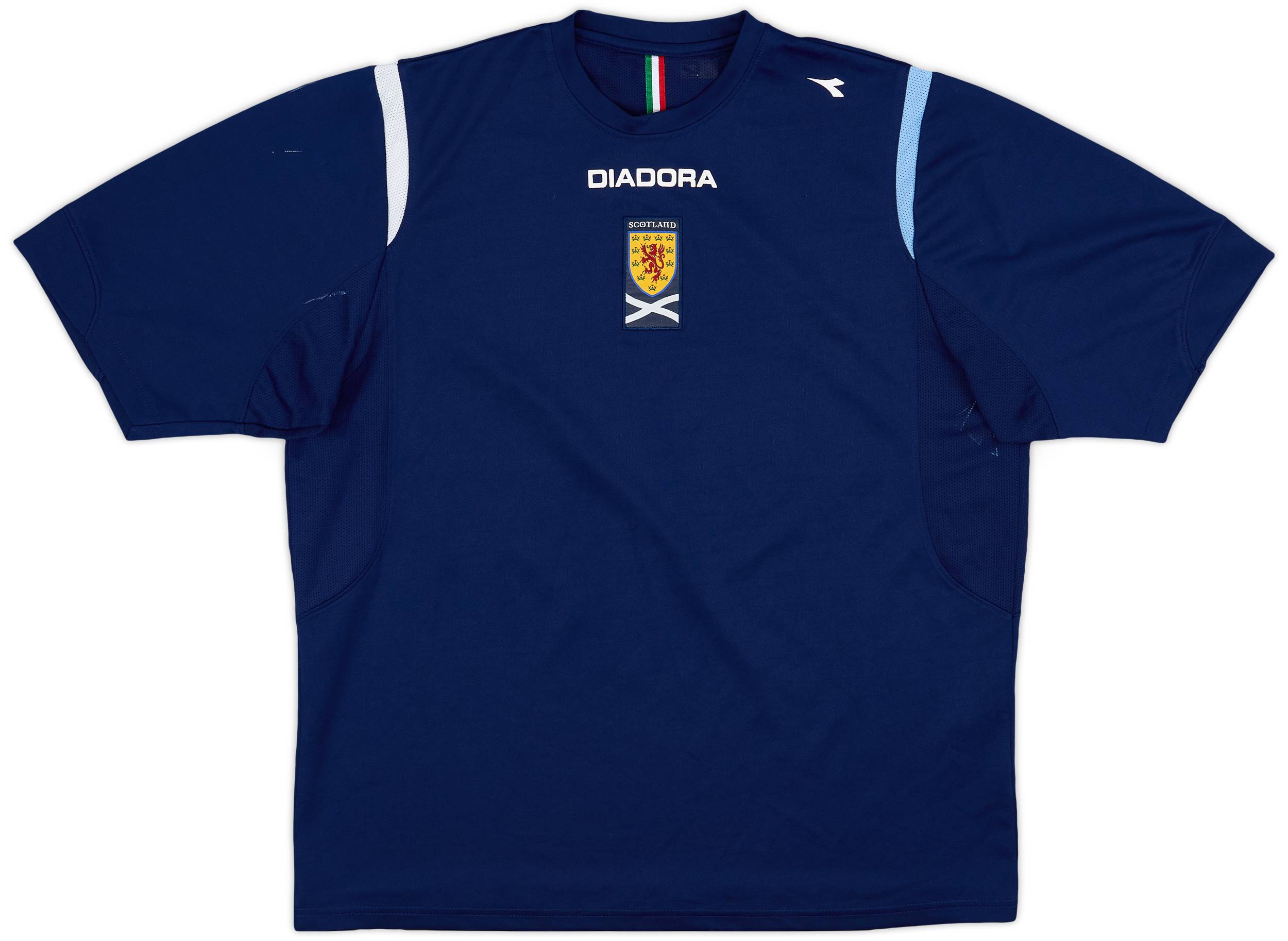 2007-08 Scotland Diadora Training Shirt - 7/10 - (L)