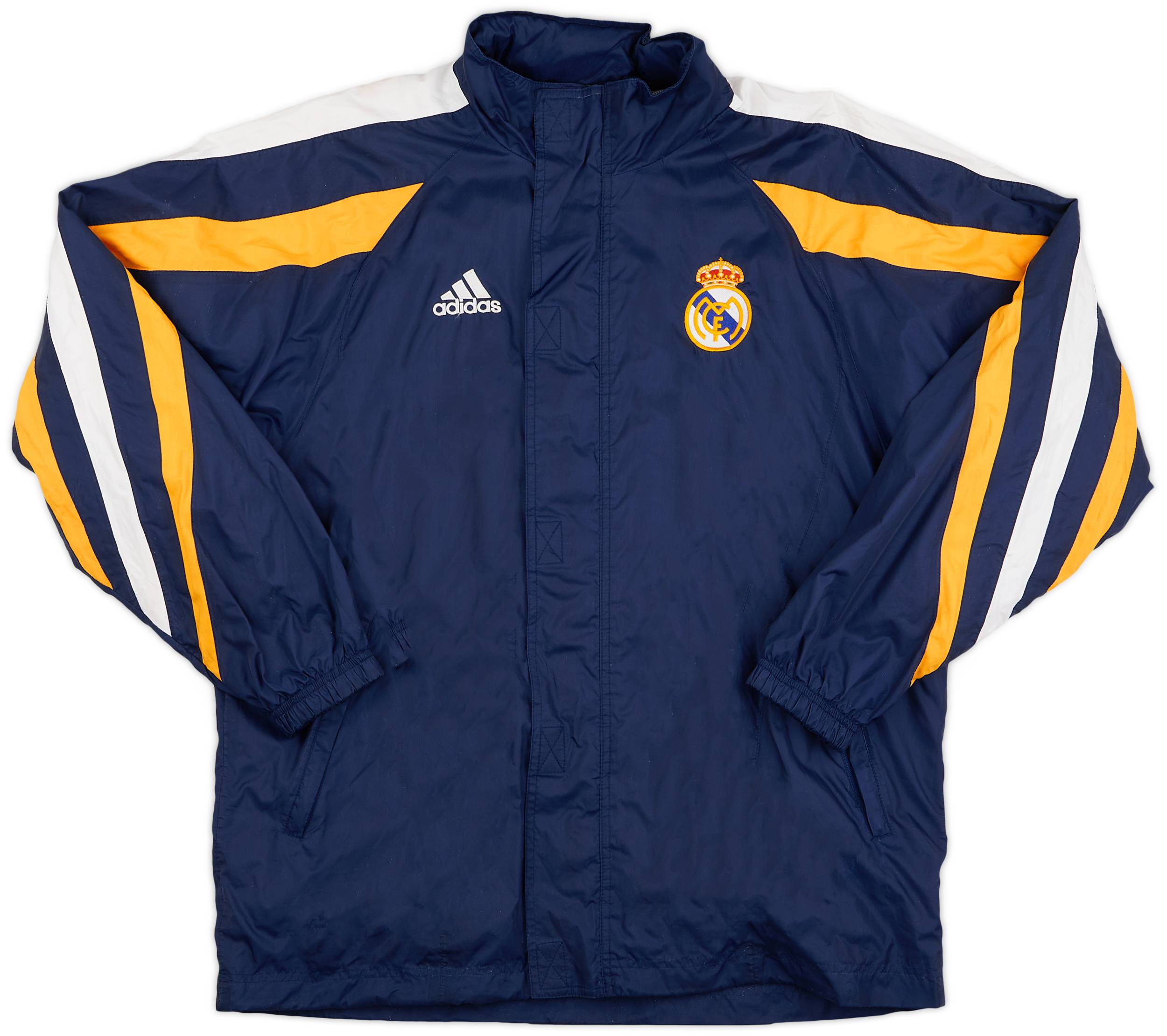 1998-99 Real Madrid adidas Bench Coat - 7/10 - (M)