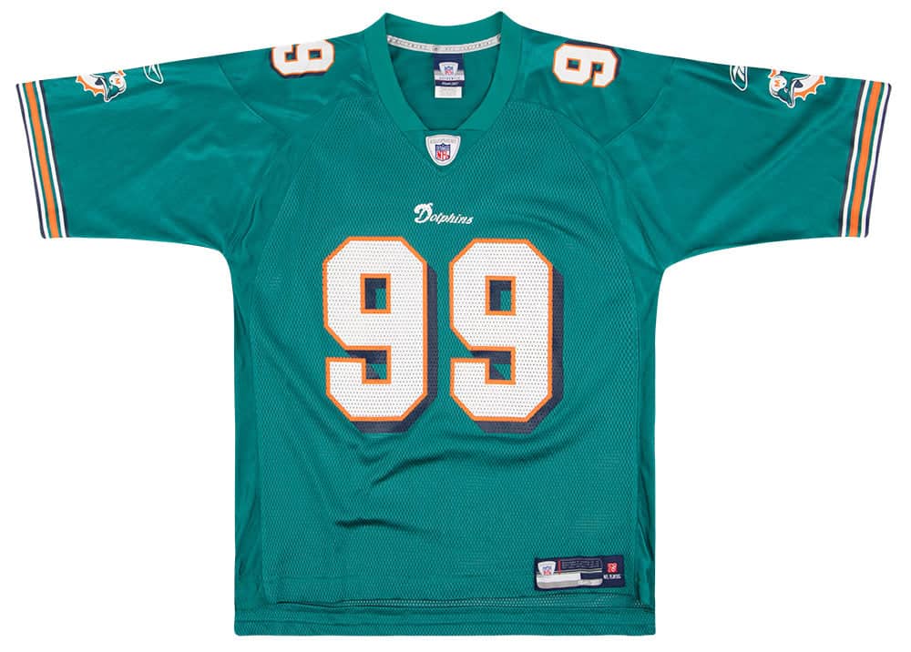 2007 Miami Dolphins Taylor #99 Reebok On Field Jersey (Home) Y