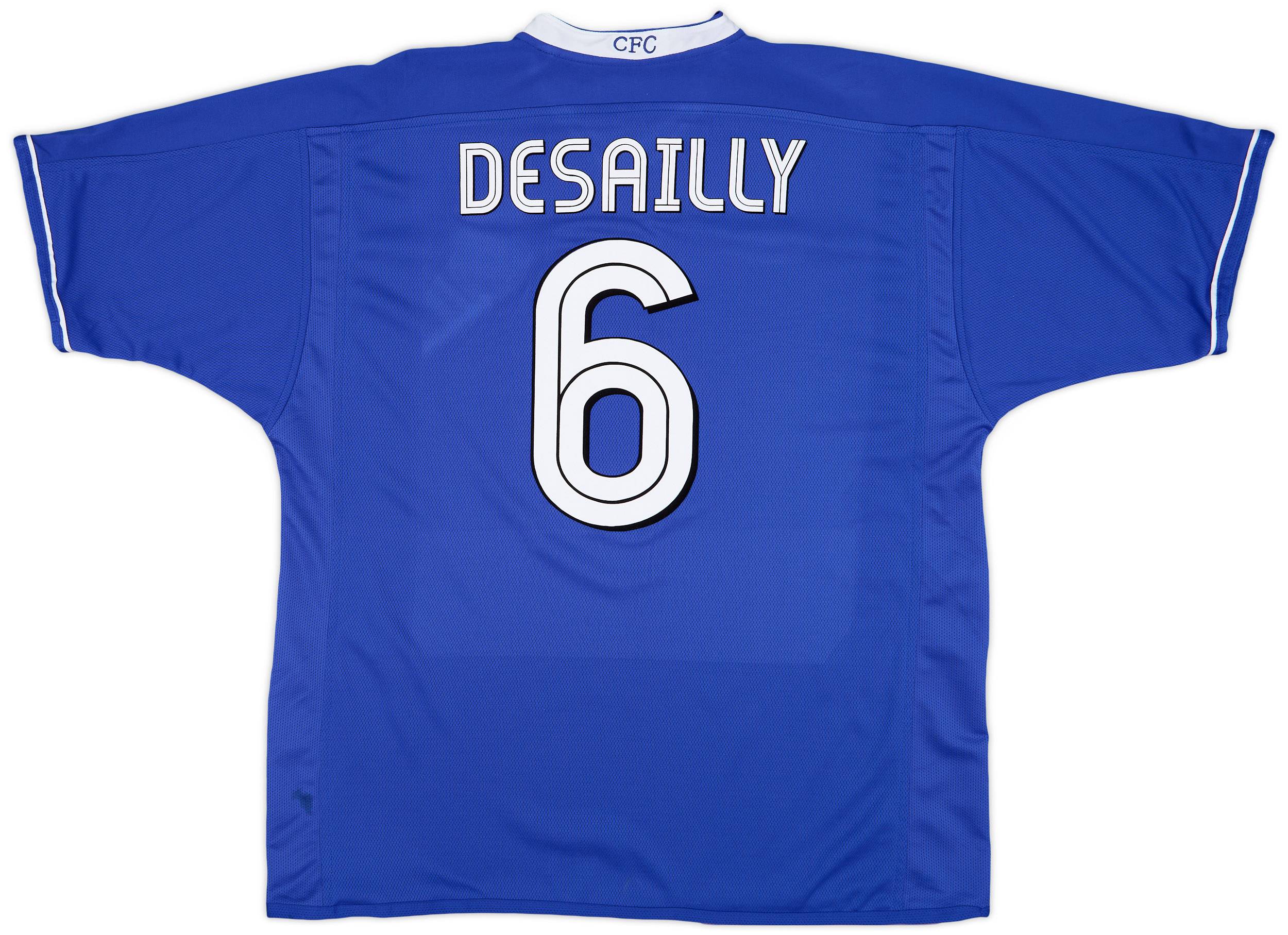 2003-05 Chelsea Home Shirt Desailly #6 - 7/10 - (L)