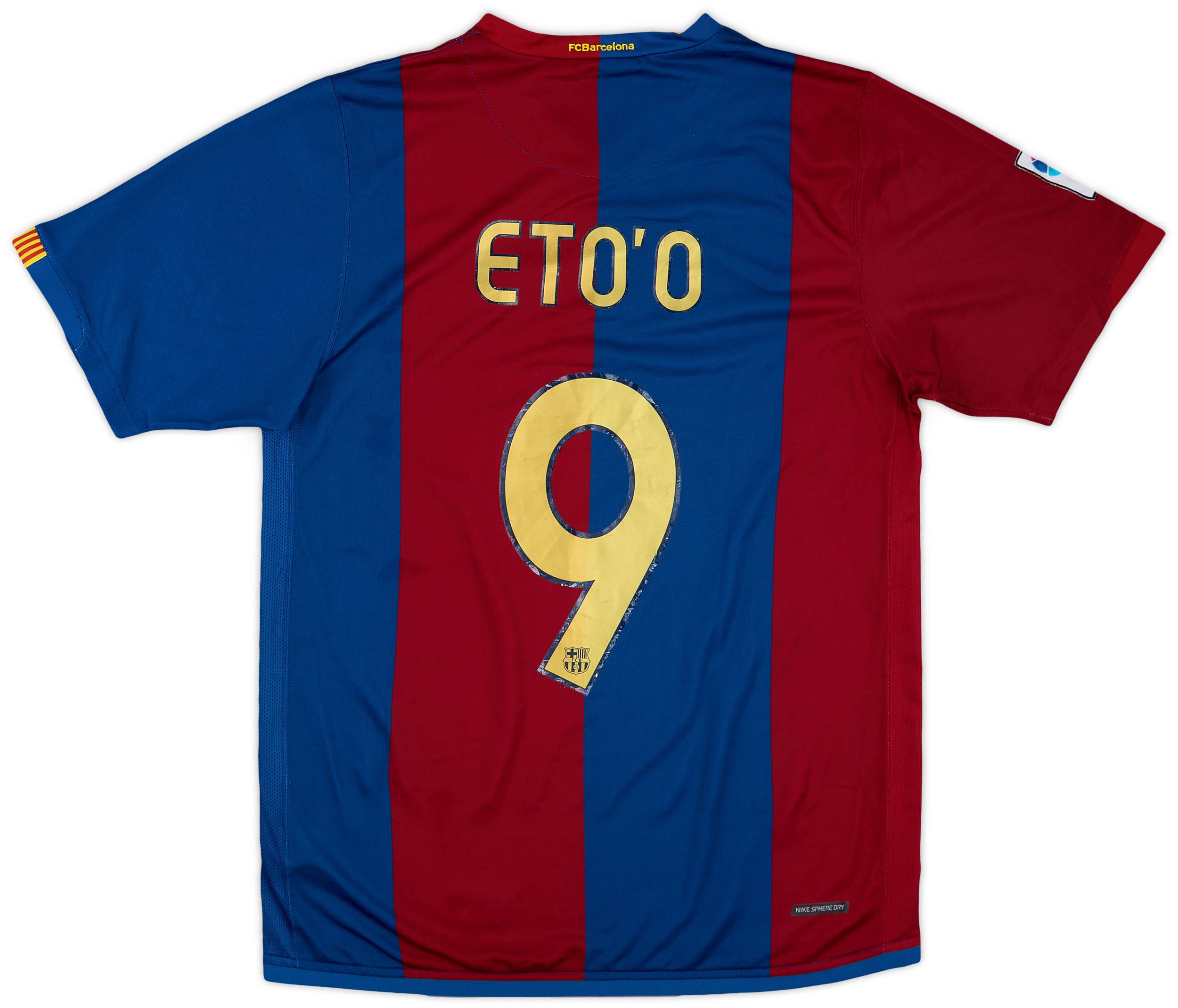 2006-07 Barcelona Home Shirt Eto'o #9 - 6/10 - (M)