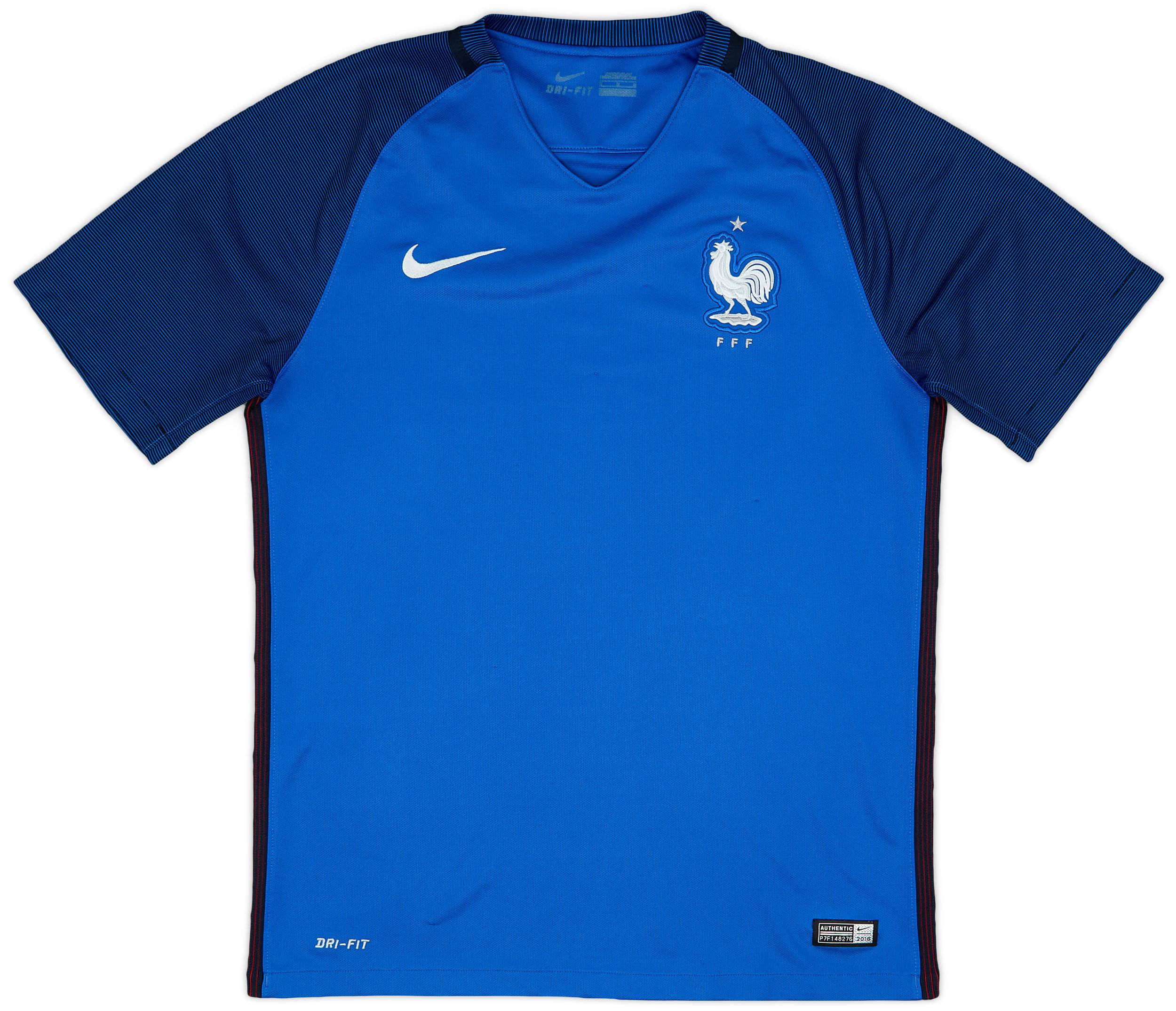 2016-17 France Home Shirt - 8/10 - (M)