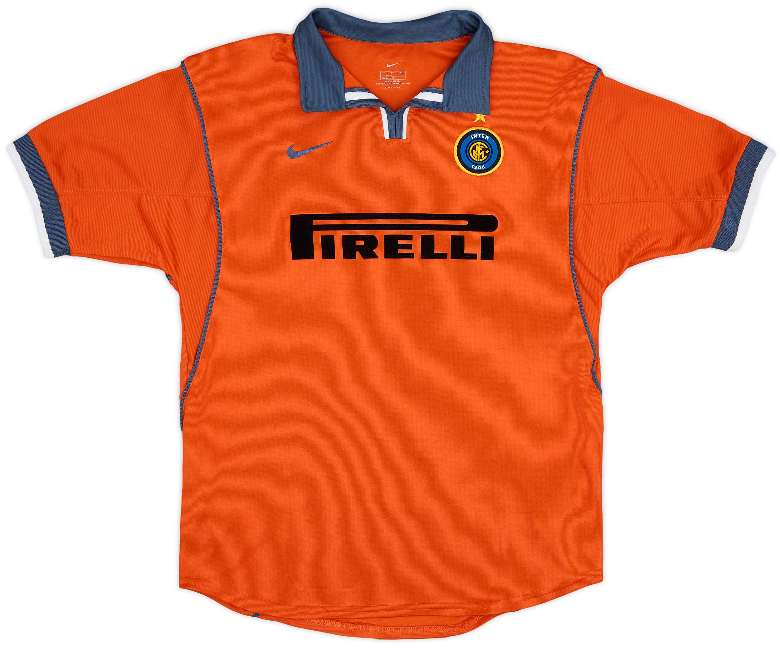 2000-01 Inter Milan Third Shirt - 9/10 - (XL.Boys)