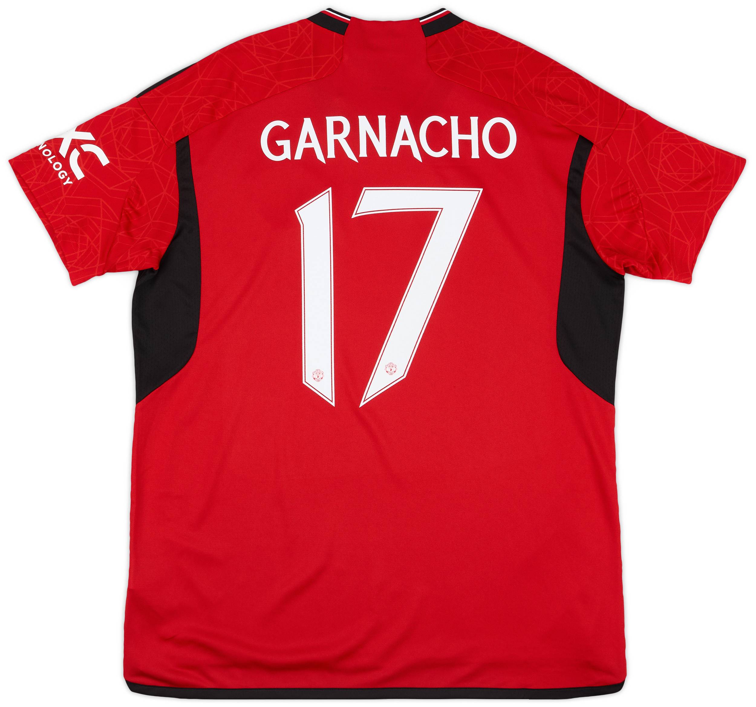2023-24 Manchester United Home Shirt Garnacho #17 (XL)