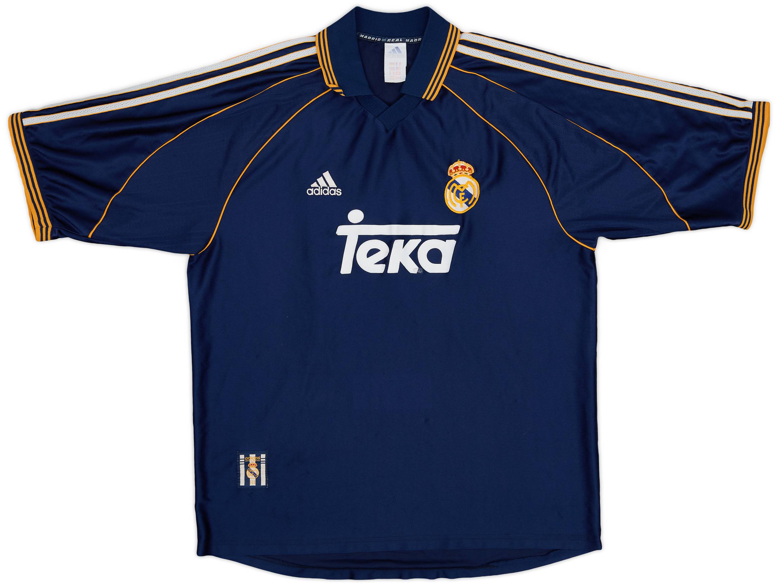 Real Madrid 長袖シャツ adidas グティ14番 Guti Adidas Spain soccer Jersey Long Sleeve #14 Size 6 F/S