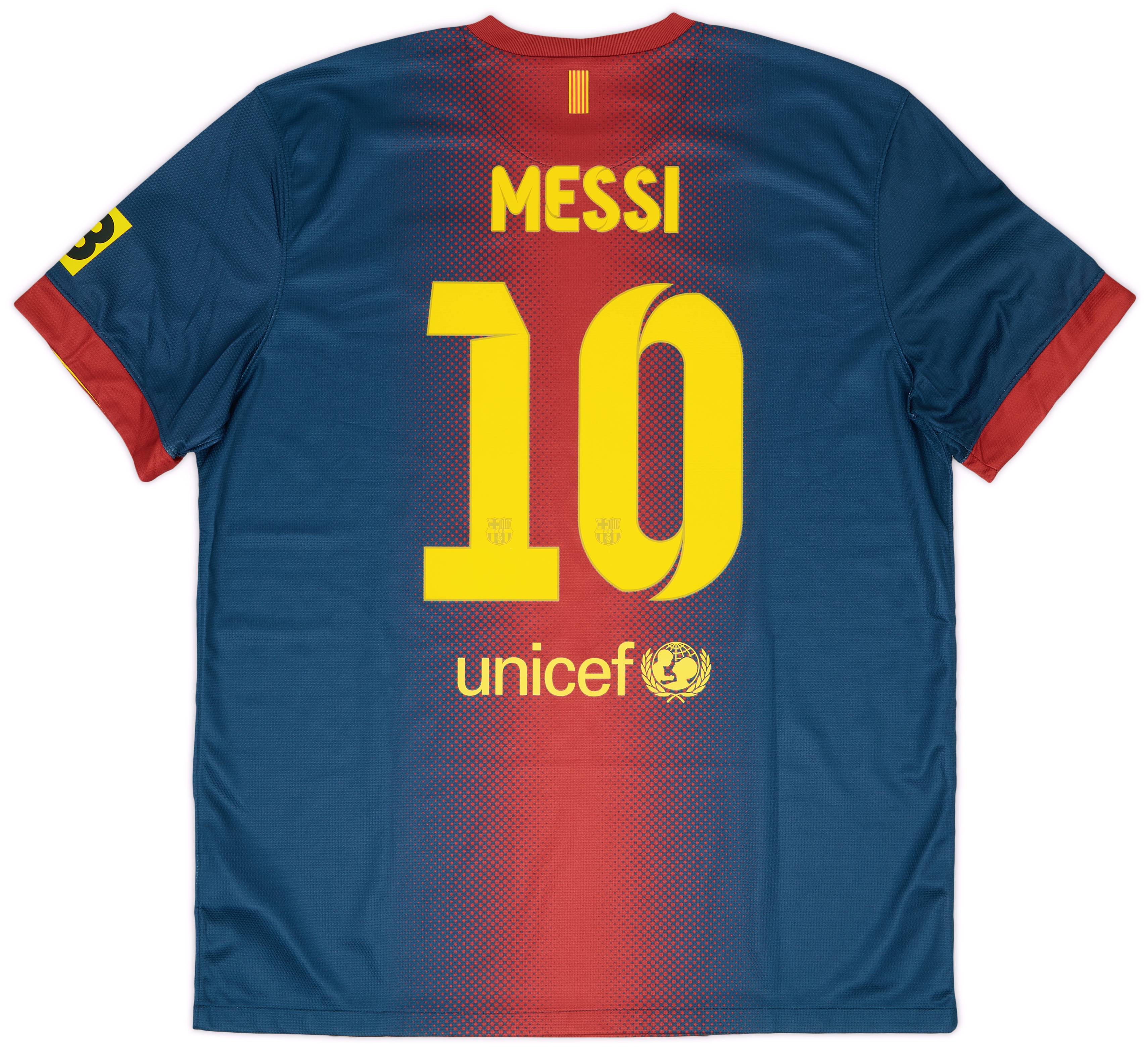 【お気にいる】 Shirt Home Barcelona 2012-13 Messi (XL) #10 ウェア