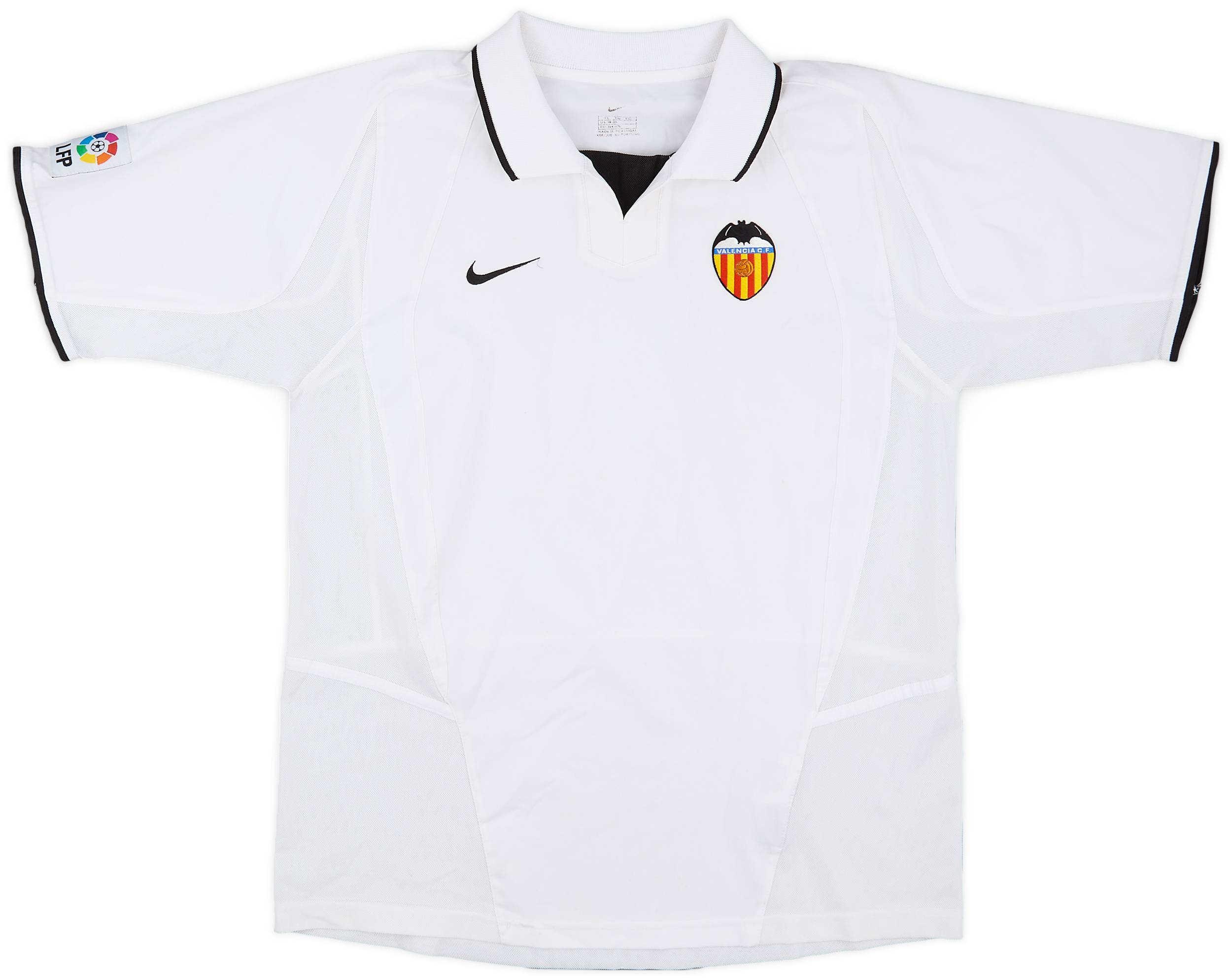 2002-03 Valencia Home Shirt - 5/10 - (XL.Boys)