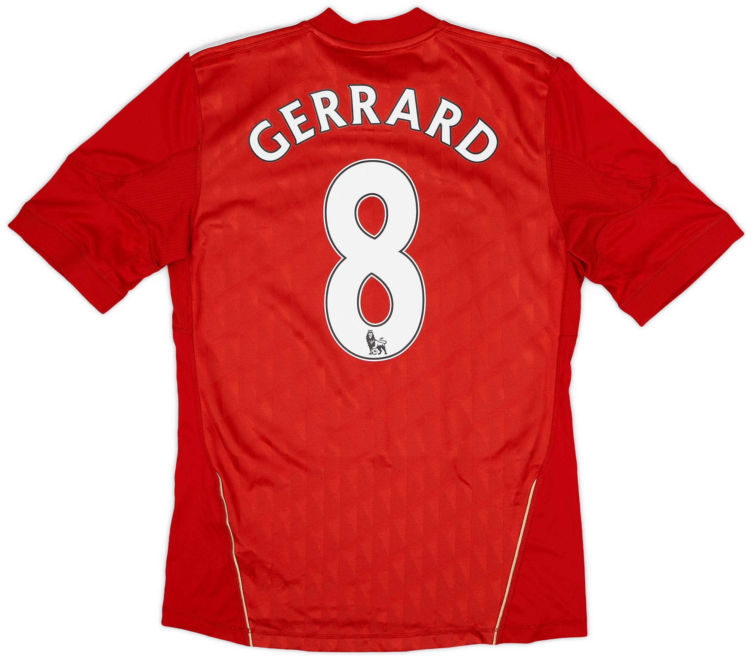 2010-12 Liverpool Home Shirt Gerrard #8 - 6/10 - (S)