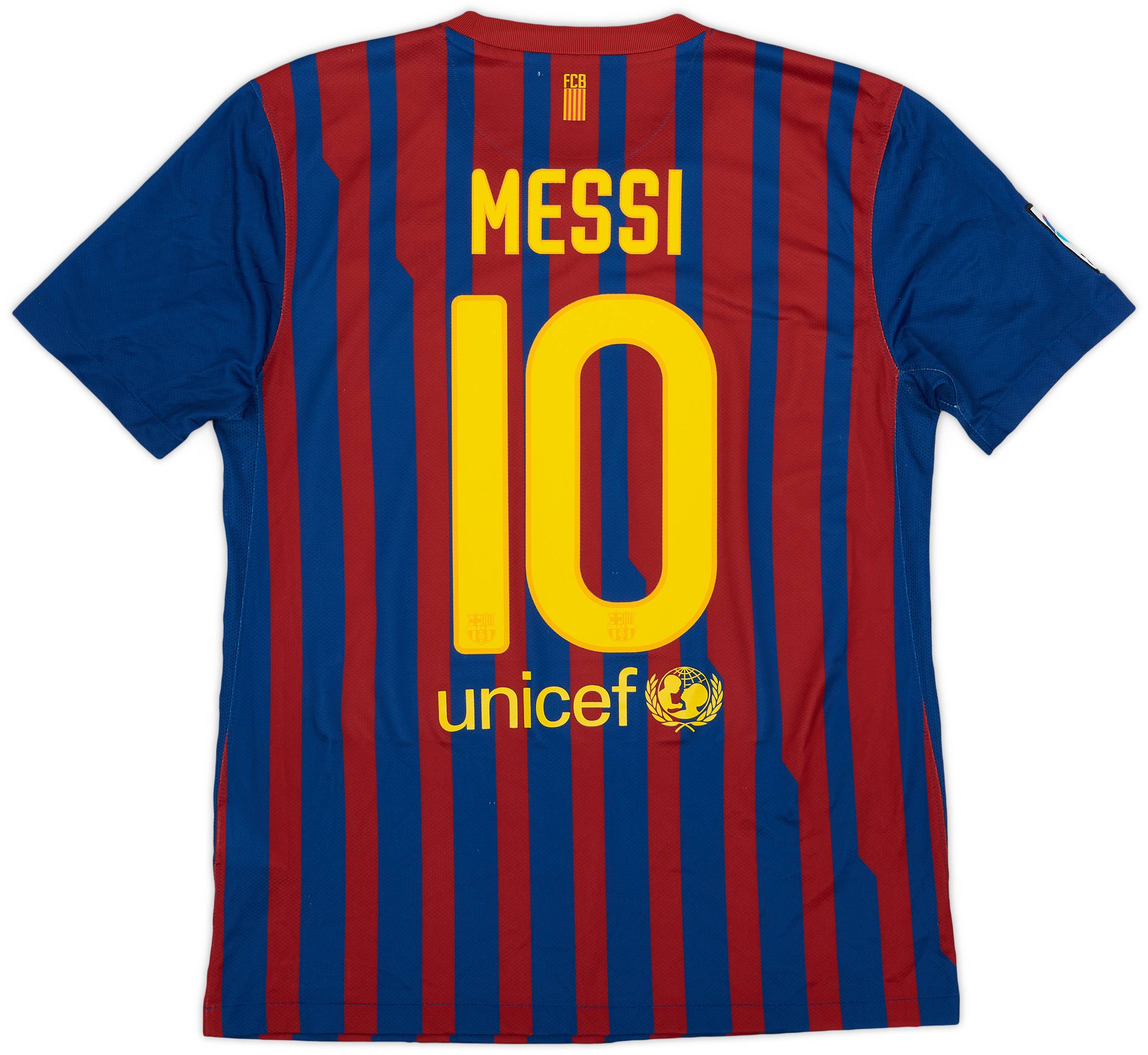 2011-12 Barcelona Home Shirt Messi #10 - 7/10 - (M)