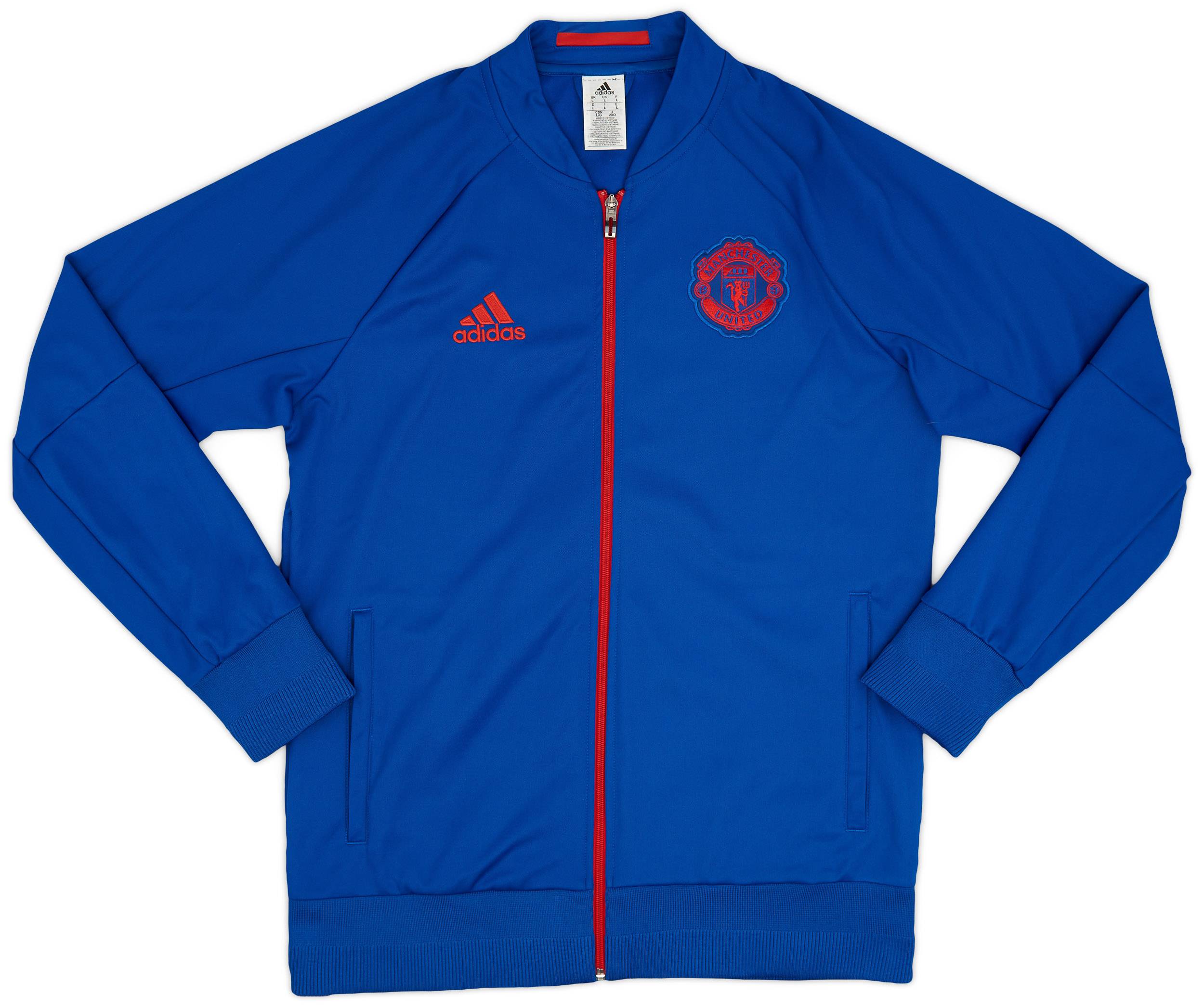 2016-17 Manchester United adidas Track Jacket - 10/10 - (L)