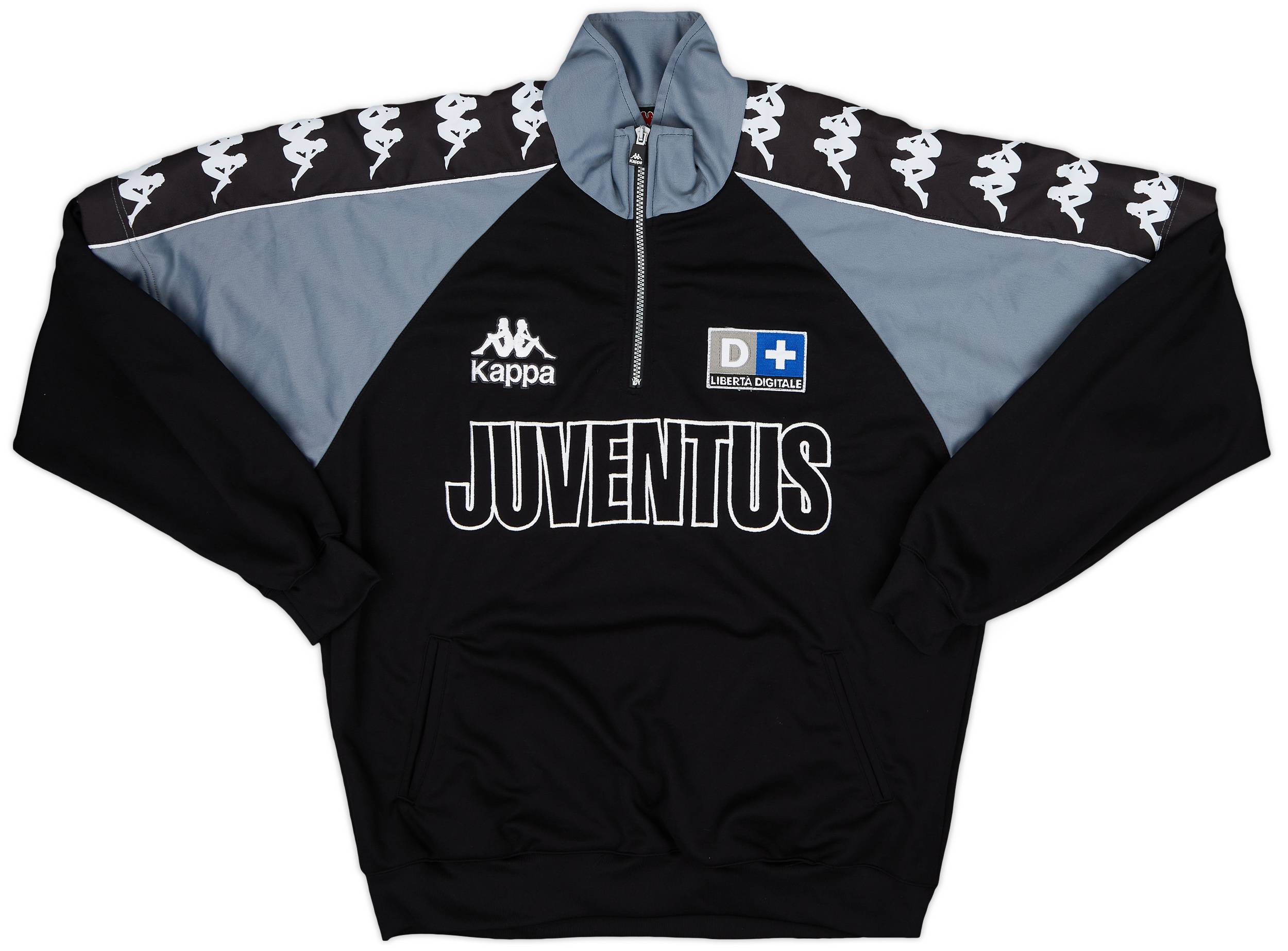1998-99 Juventus Kappa 1/4 Zip Track Jacket - 9/10 - (L)