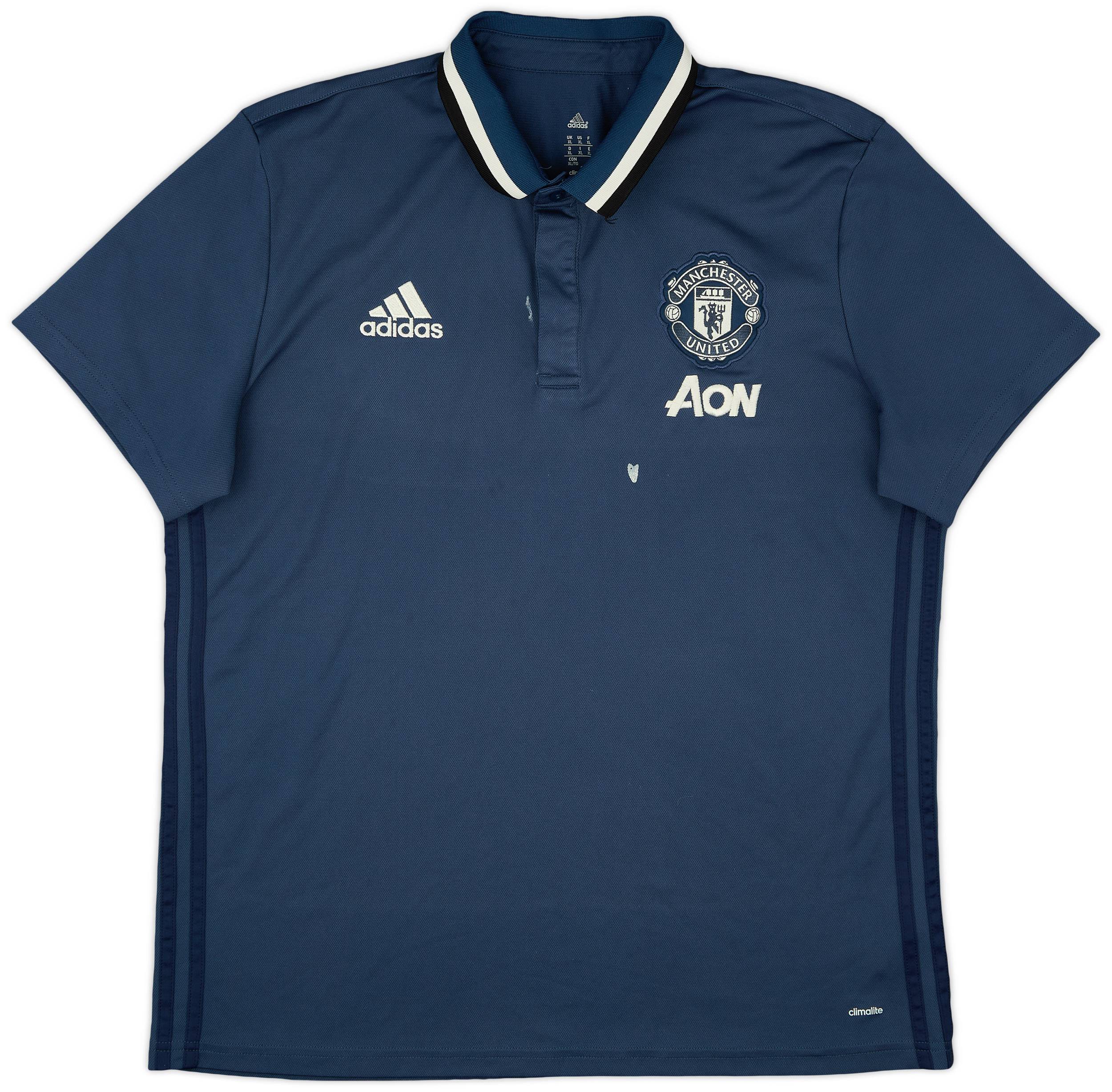 2016 17 Manchester United adidas Polo Shirt 5 10 XL