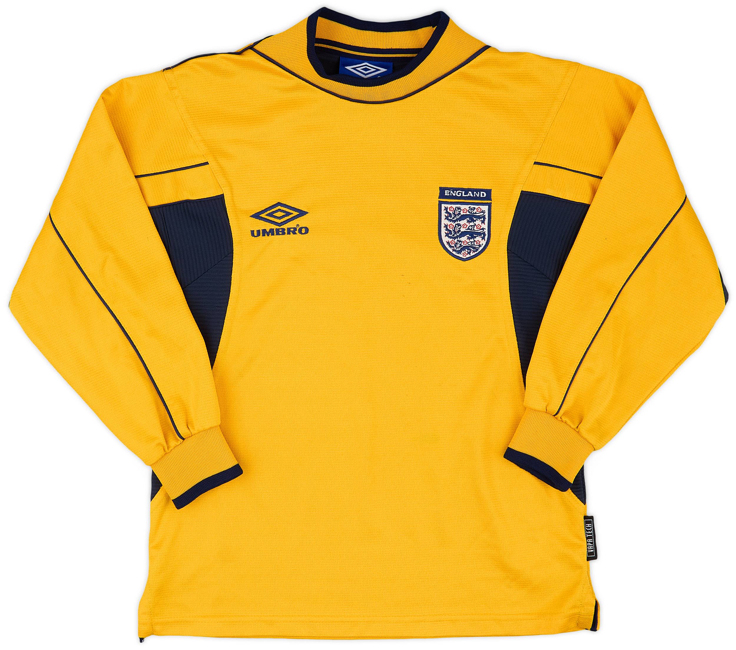 1999-01 England GK Shirt - 7/10 - (M.Boys)