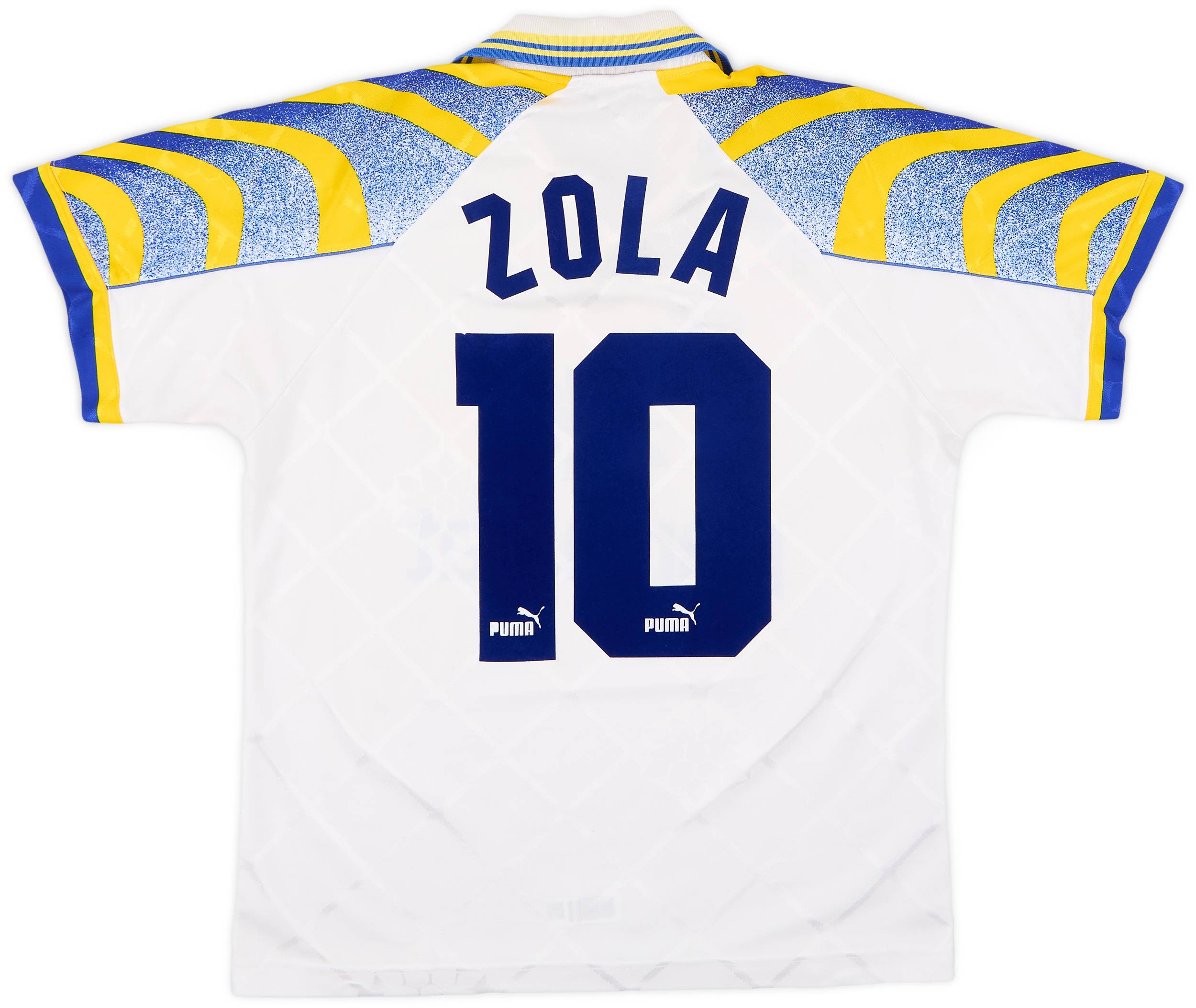 1995-97 Parma Home Shirt Zola #10 - 7/10 - (S)