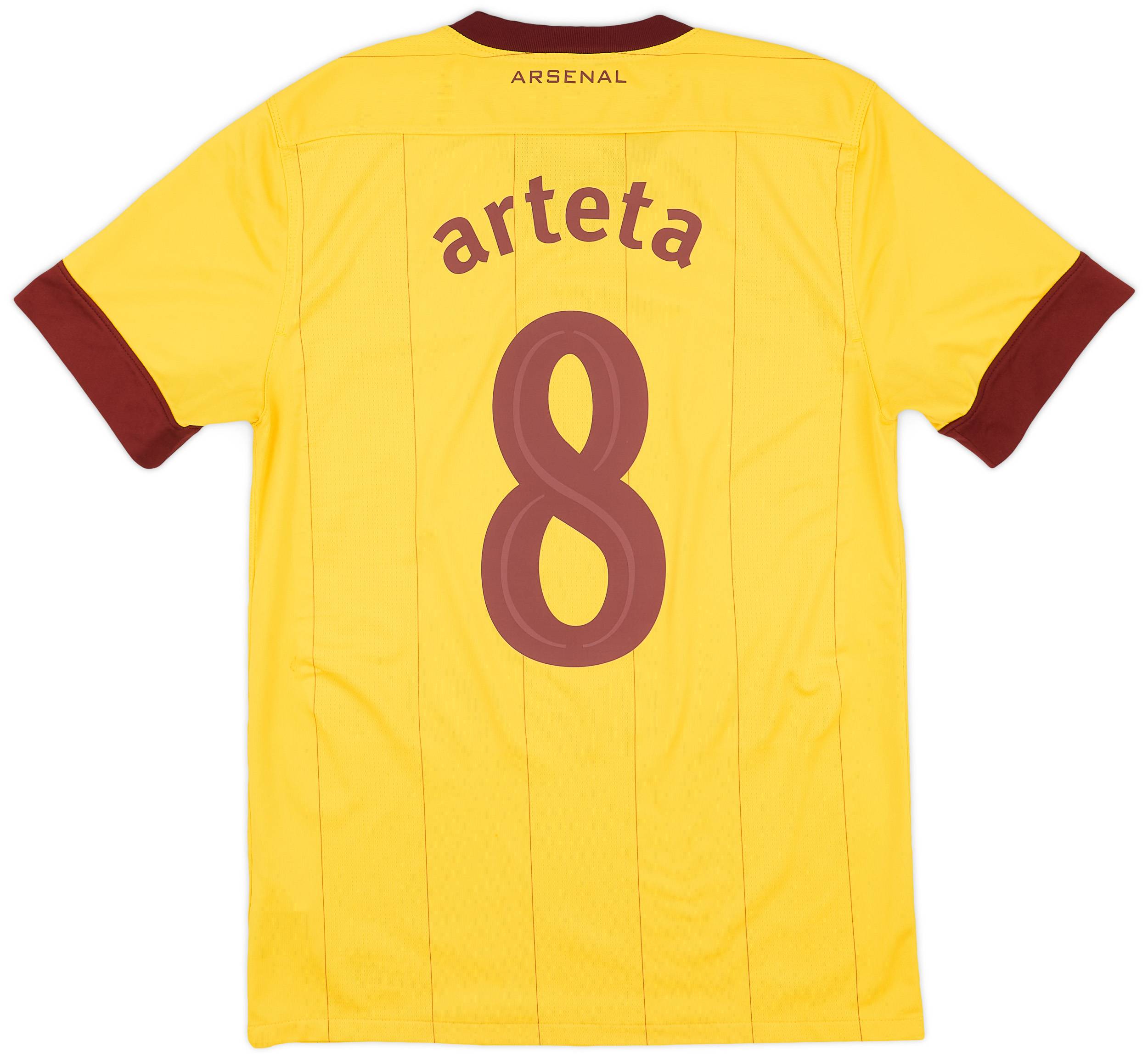 2010-13 Arsenal Away Shirt Arteta #8 - 8/10 - (S)