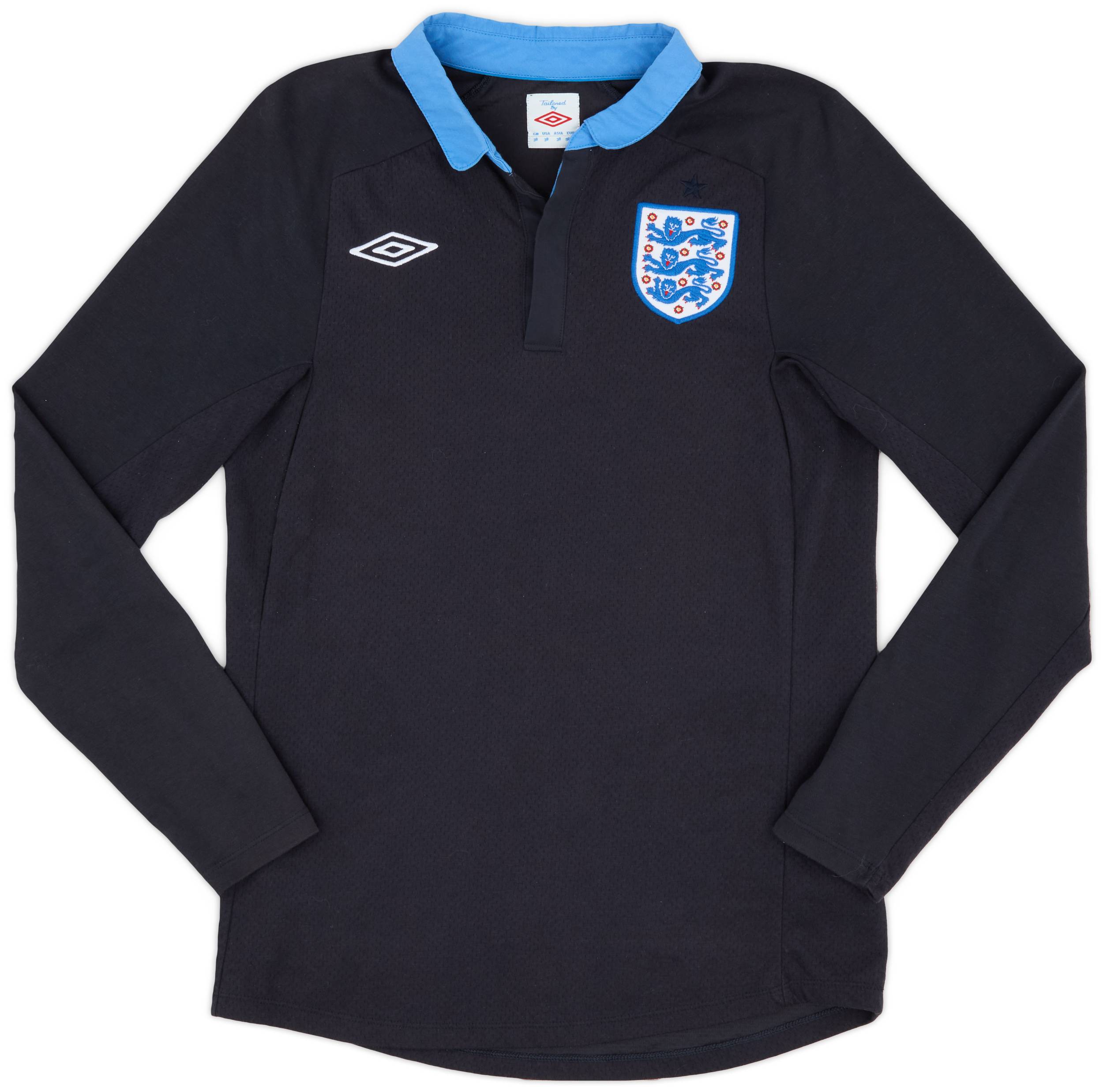 2011-12 England Away L/S Shirt - 8/10 - (S)