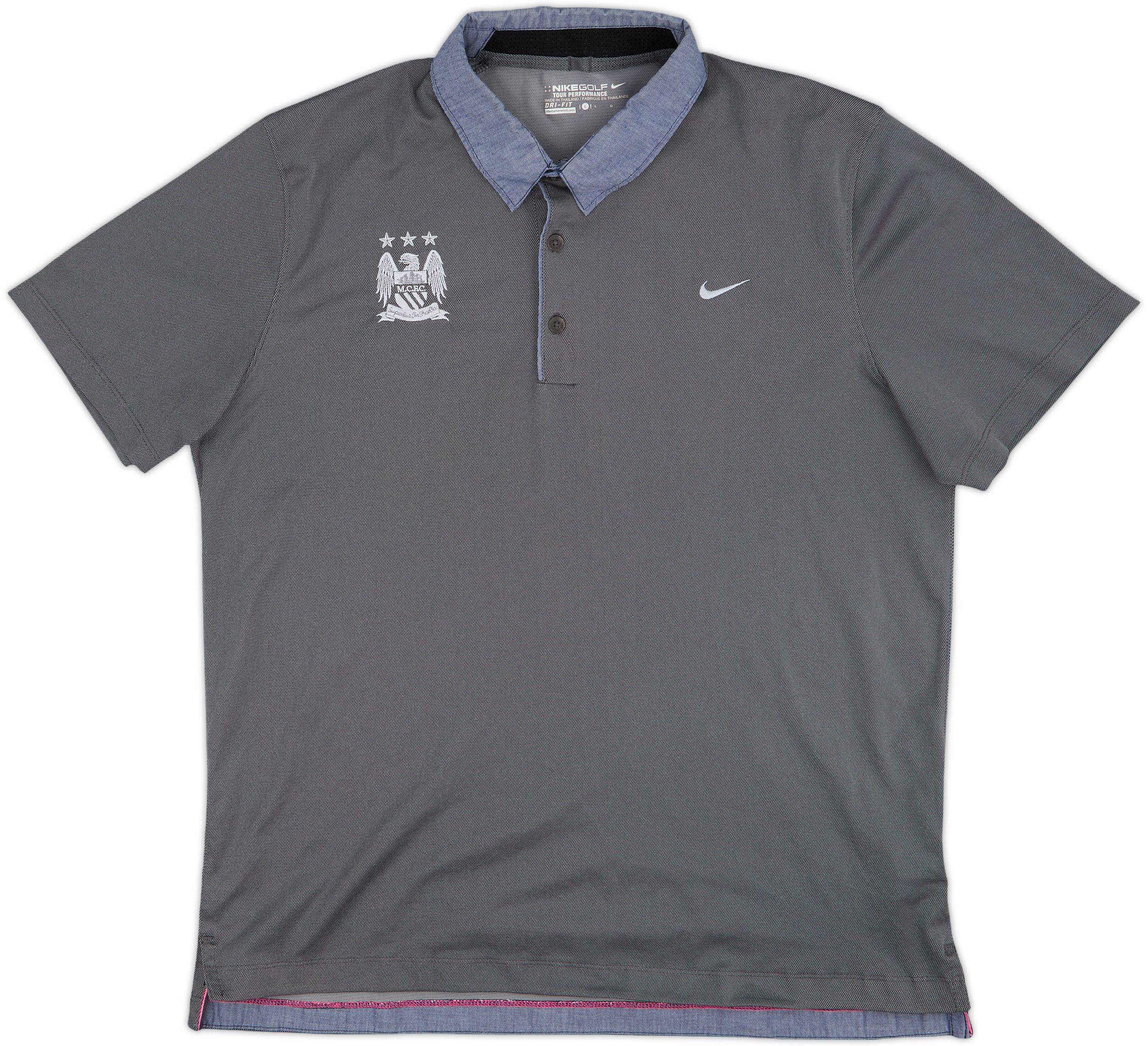 2015-16 Manchester City Nike Polo Shirt - 9/10 - (L.Boys)