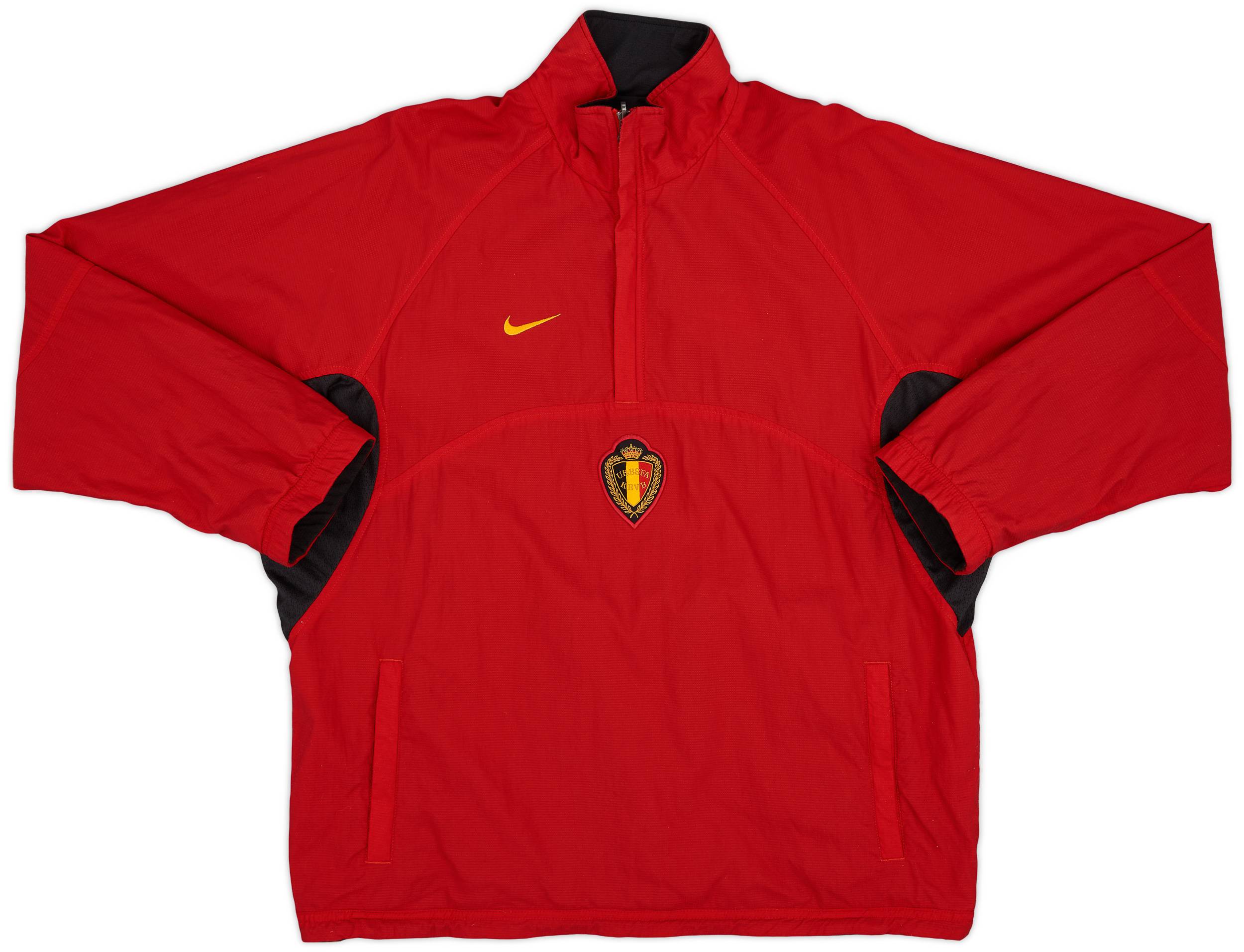 2004-05 Belgium Nike Reversible 1/4 Zip Training Top - 8/10 - (XXL)