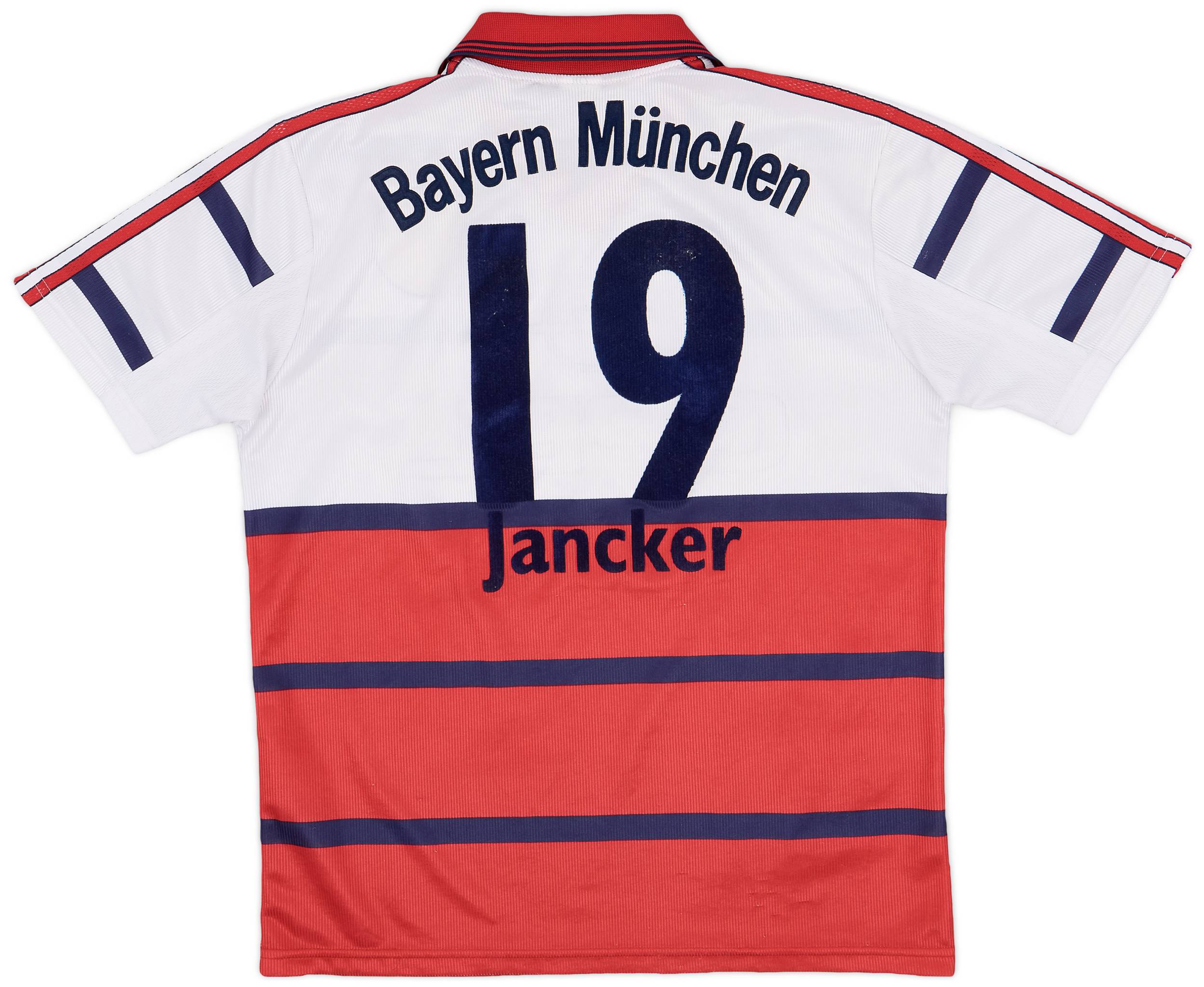 1998-00 Bayern Munich Away Shirt Jancker #19 - 8/10 - (XL.Boys)
