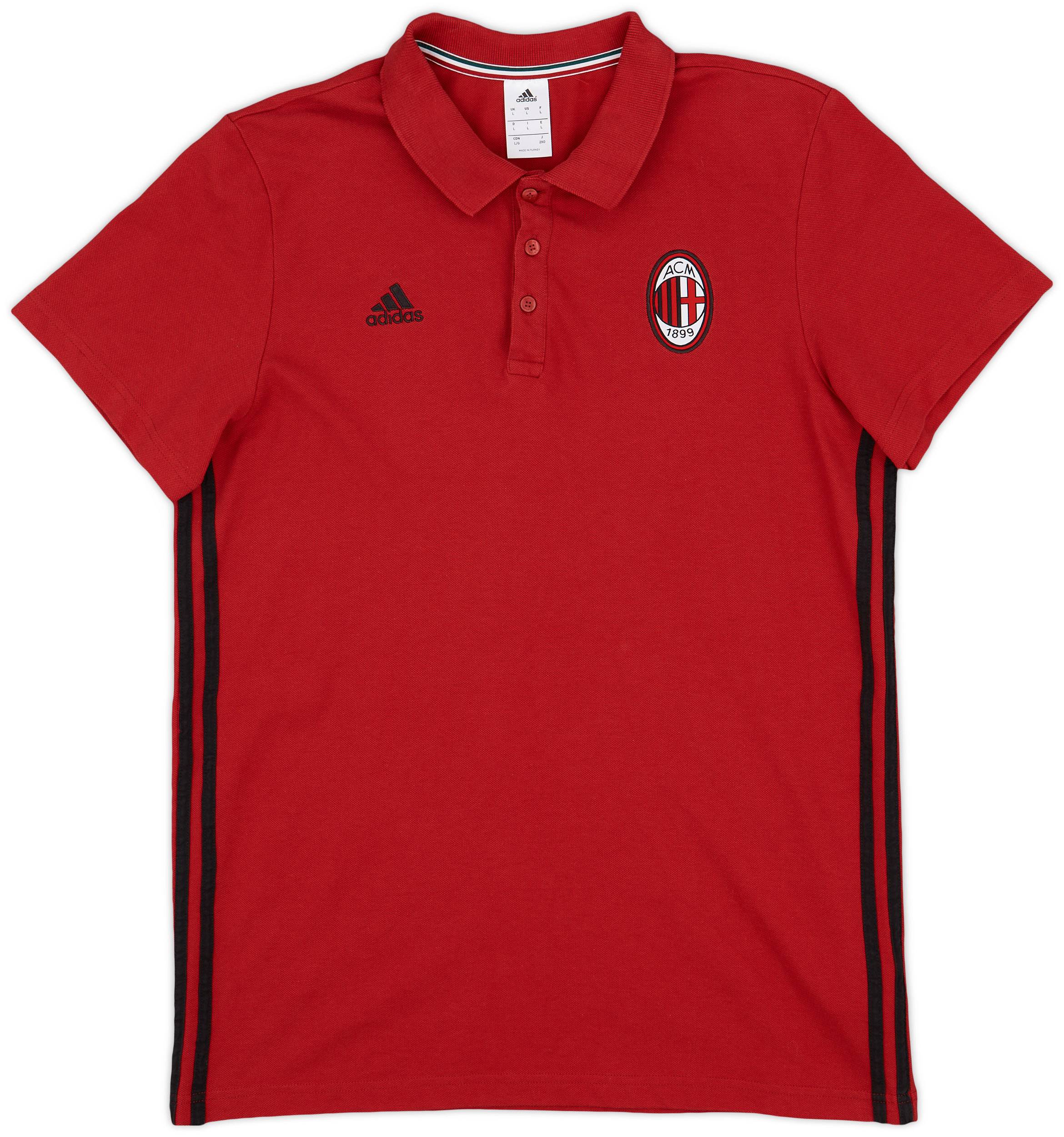 2016-17 AC Milan adidas Polo Shirt - 7/10 - (L)