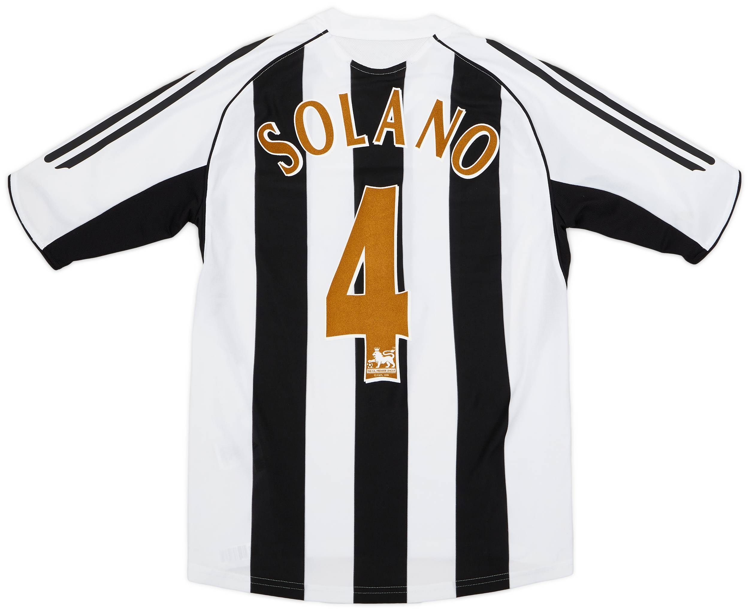 2005-07 Newcastle Home Shirt Solano #4 - 7/10 - (S)