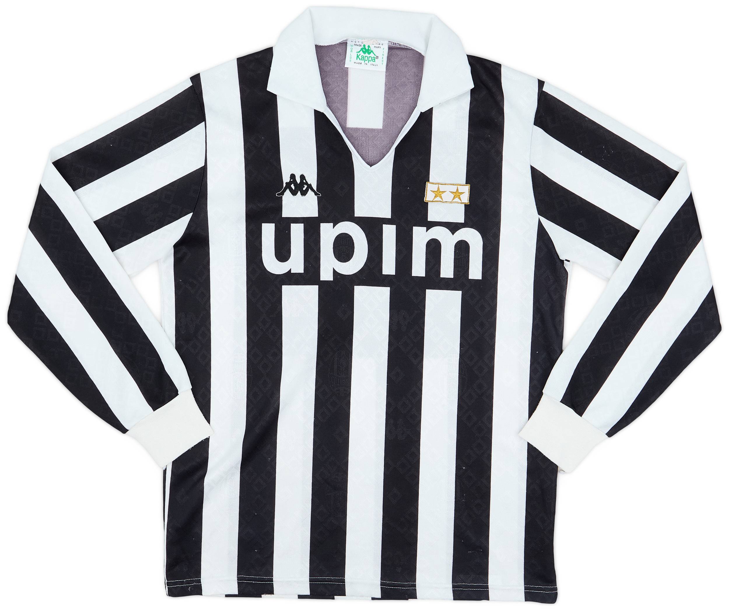 1989-90 Juventus Home L/S Shirt #10 - 6/10 - (M)