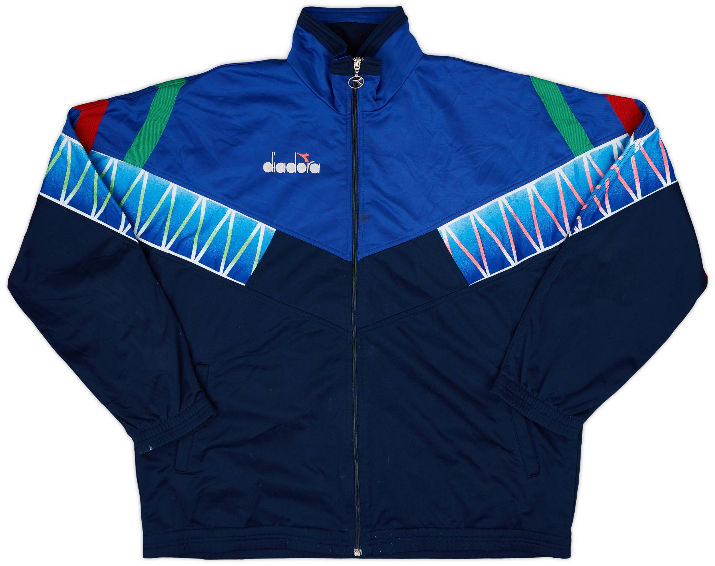 1994 Diadora Template Track Jacket (Italy) - 7/10 - (XXL)