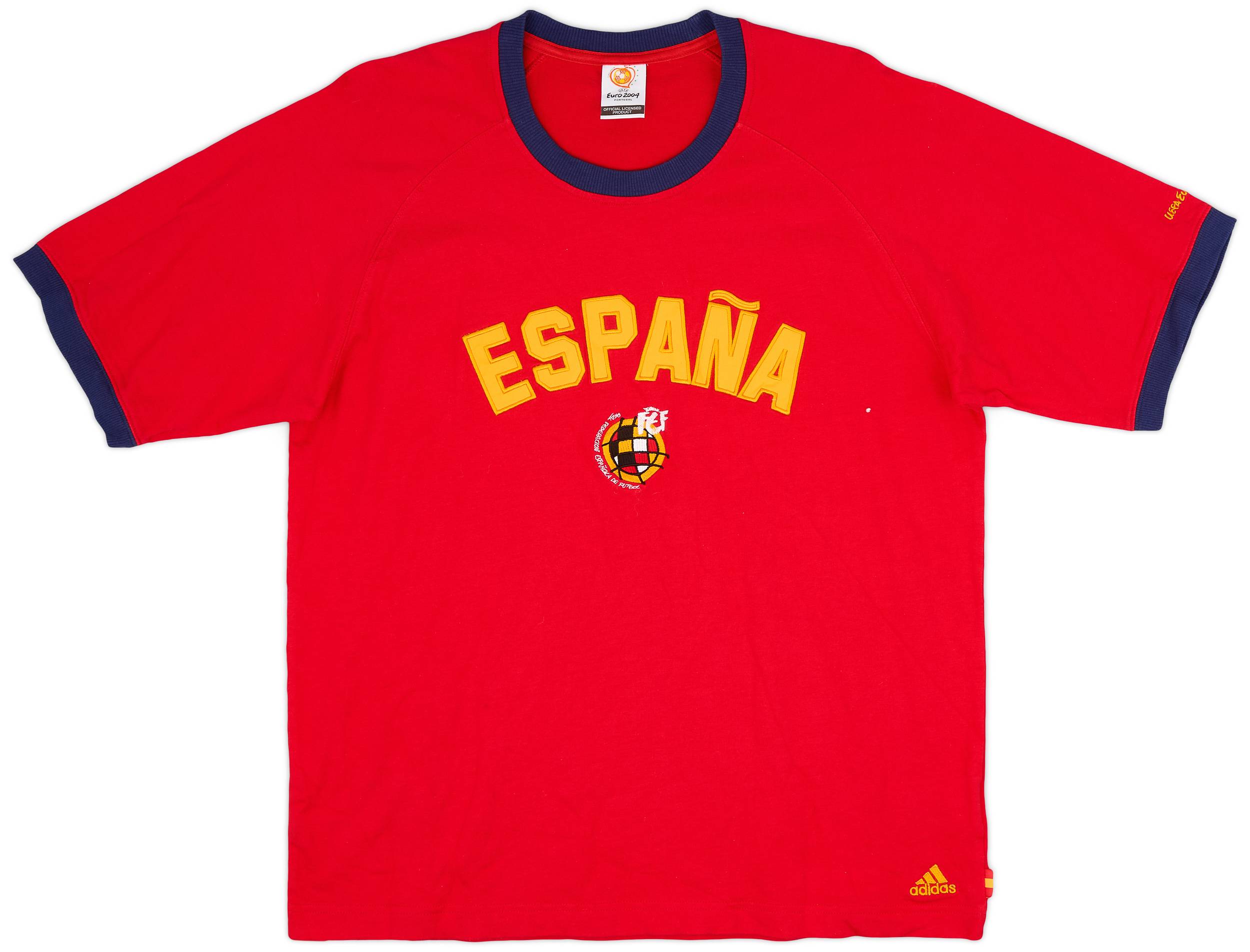 2004 Spain adidas T-Shirt - 9/10 - (L)