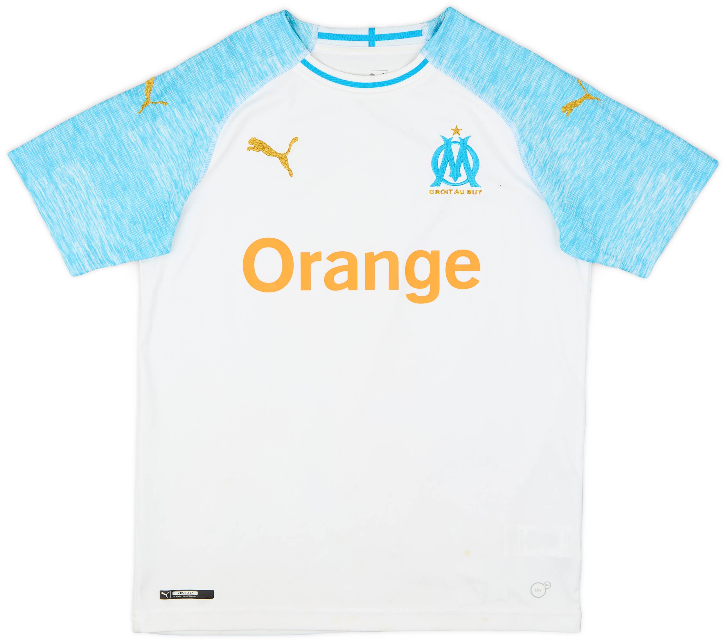 2018-19 Olympique Marseille Home Shirt - 6/10 - (XL.Boys)