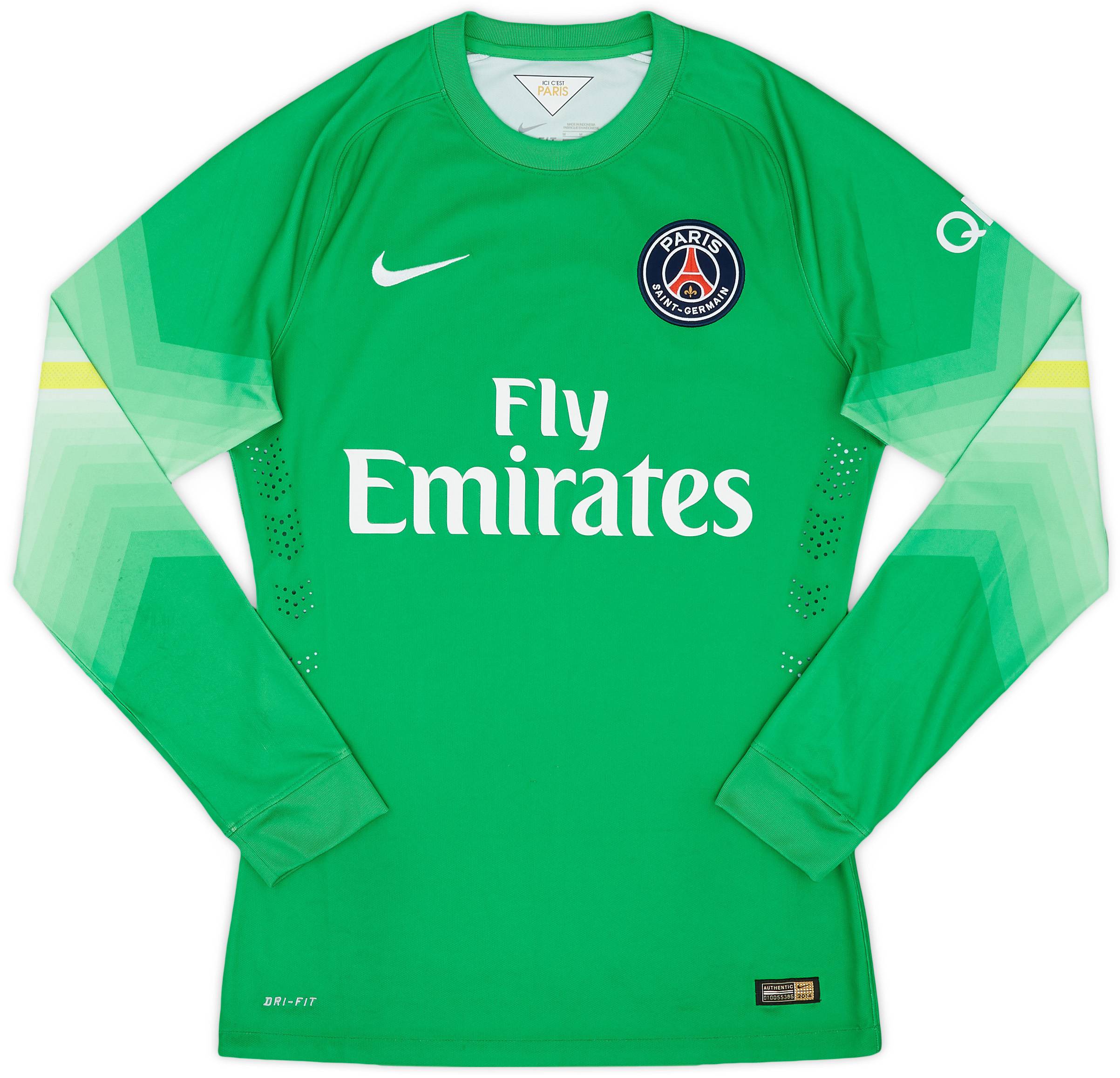 2014-15 Paris Saint-Germain Authentic GK Shirt - 9/10 - (M)