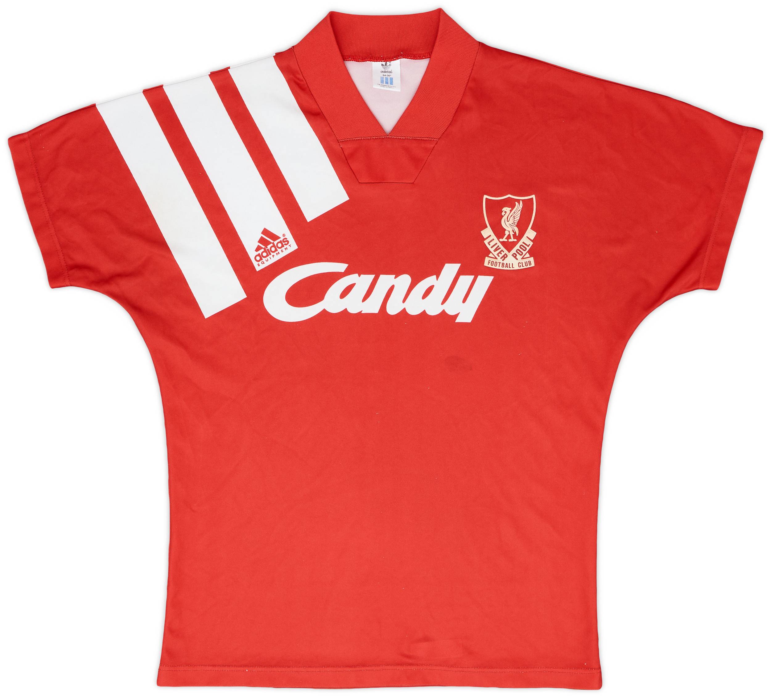 1991-92 Liverpool Home Shirt - 8/10 - (S)