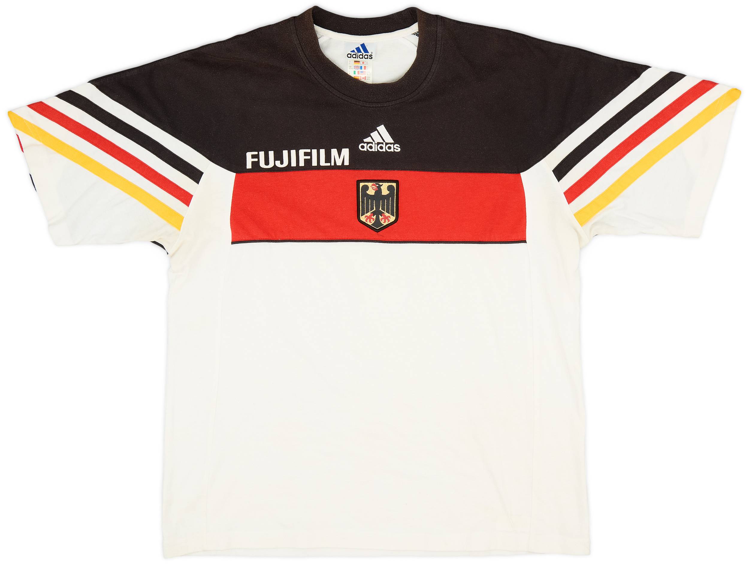 1996-00 Germany Olympics adidas Cotton Tee - 8/10 - (M/L)