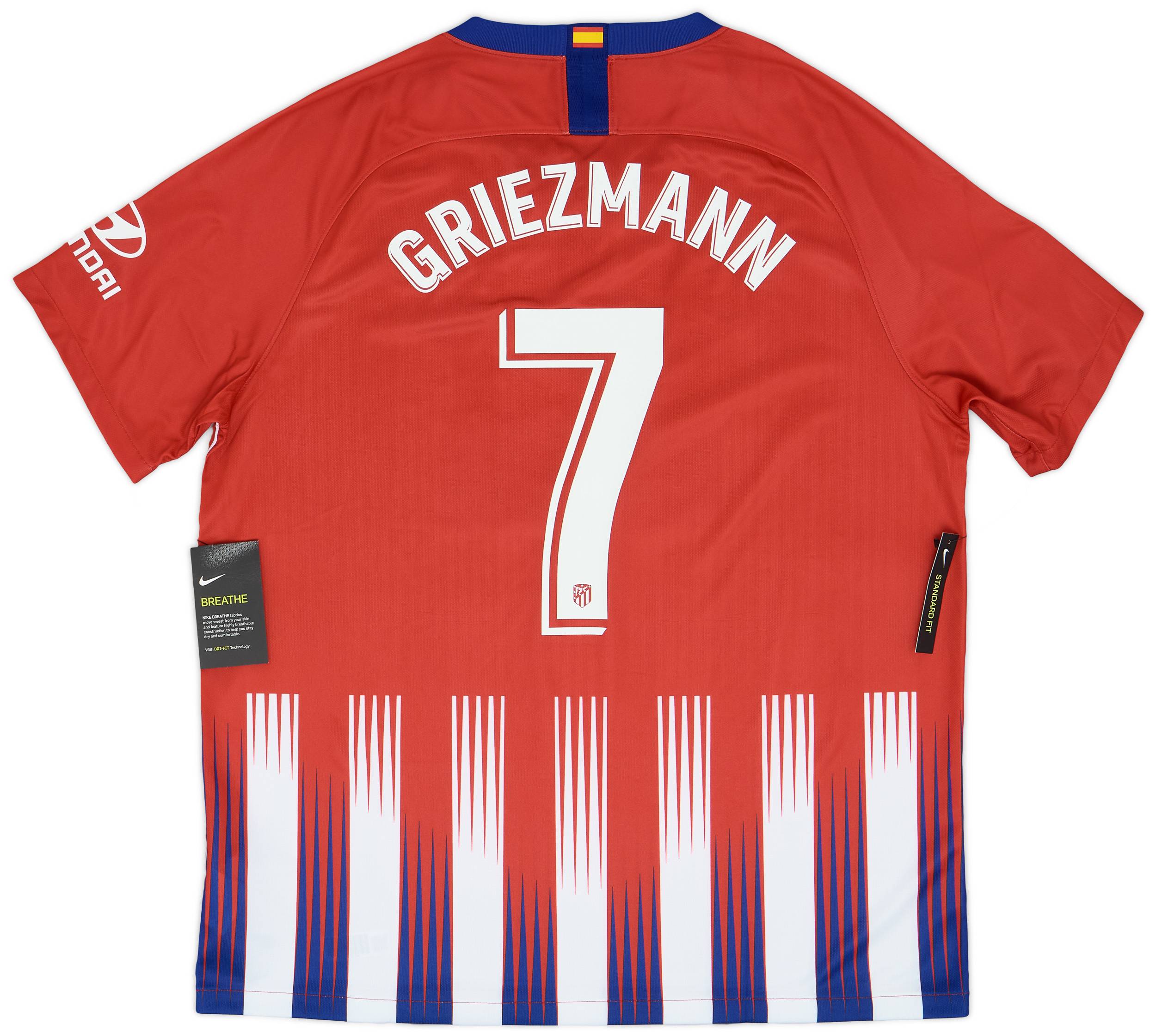 アトレティコ・マドリード GRIEZMANN 7番 シャツ アトレティコ・マドリード シャツ 赤/白GRIEZMANN 7番 シャツ