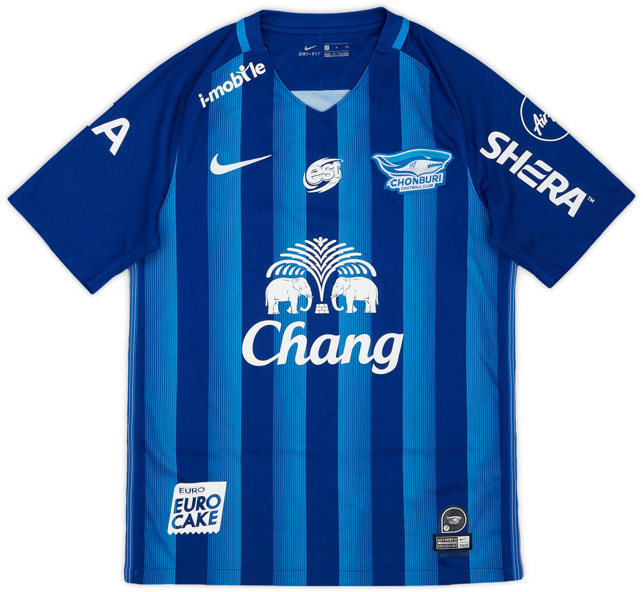 2017 Chonburi Home Shirt - 9/10 - (S)
