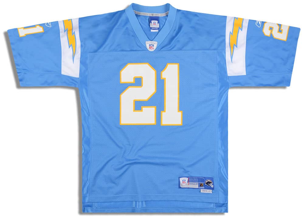 2005-06 San Diego Chargers Tomlinson #21 Reebok Premier Jersey (Alternate) XXL